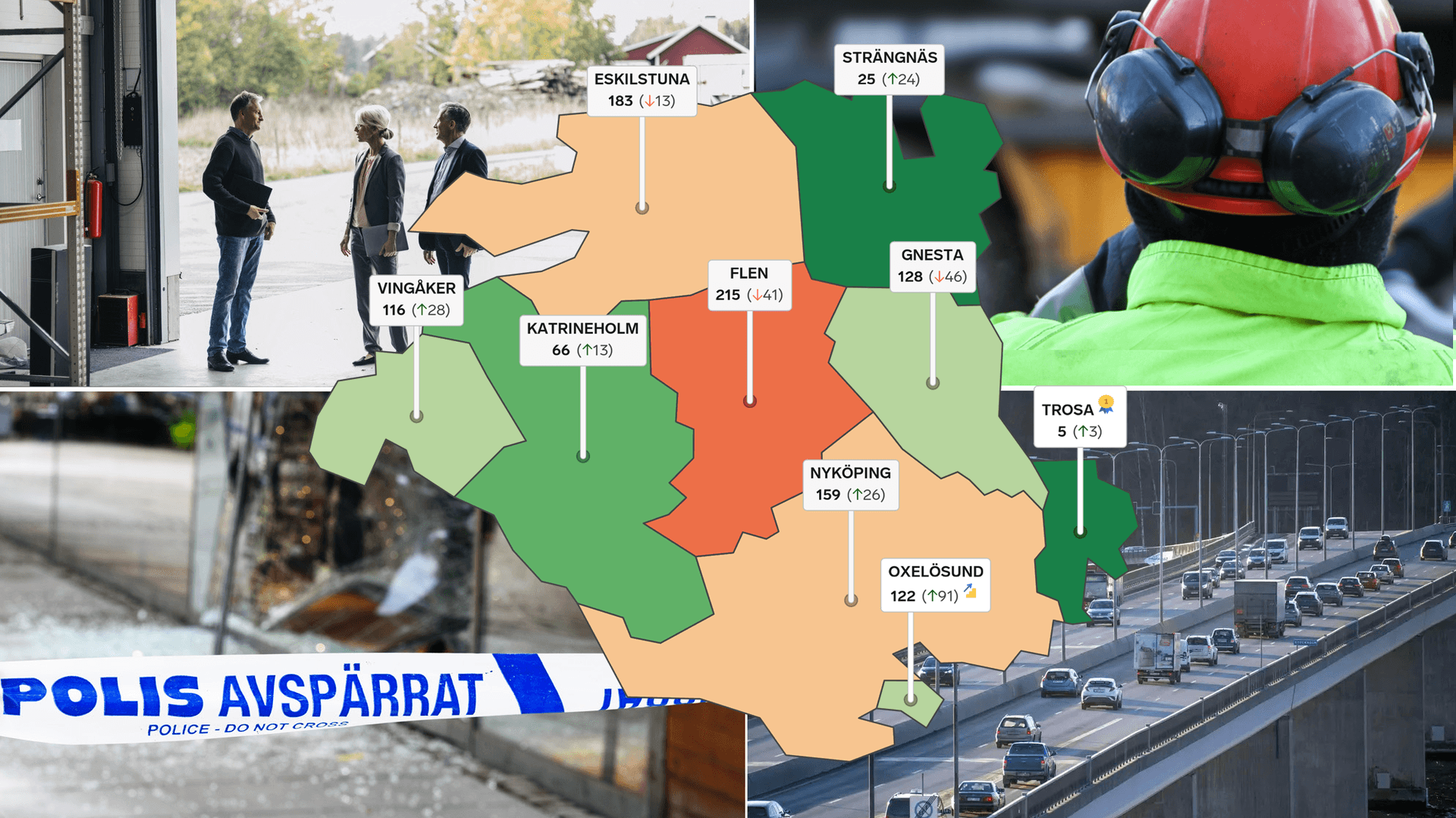 Rankingkarta Sörmland