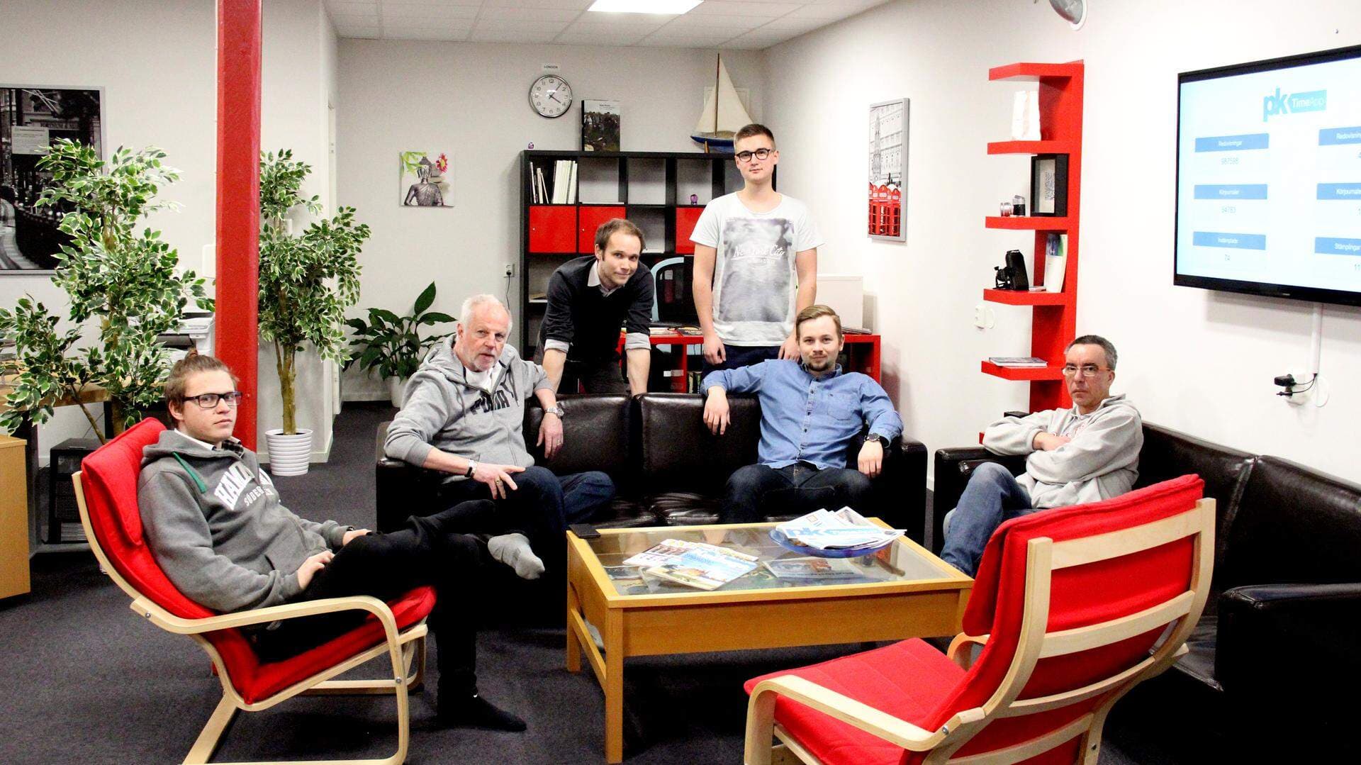 Martin Eriksson, Ludwig Claesson, Eric Windahl, Lars Knapasjö, Elmer Törnquist och Benny Krig-Knapasjö