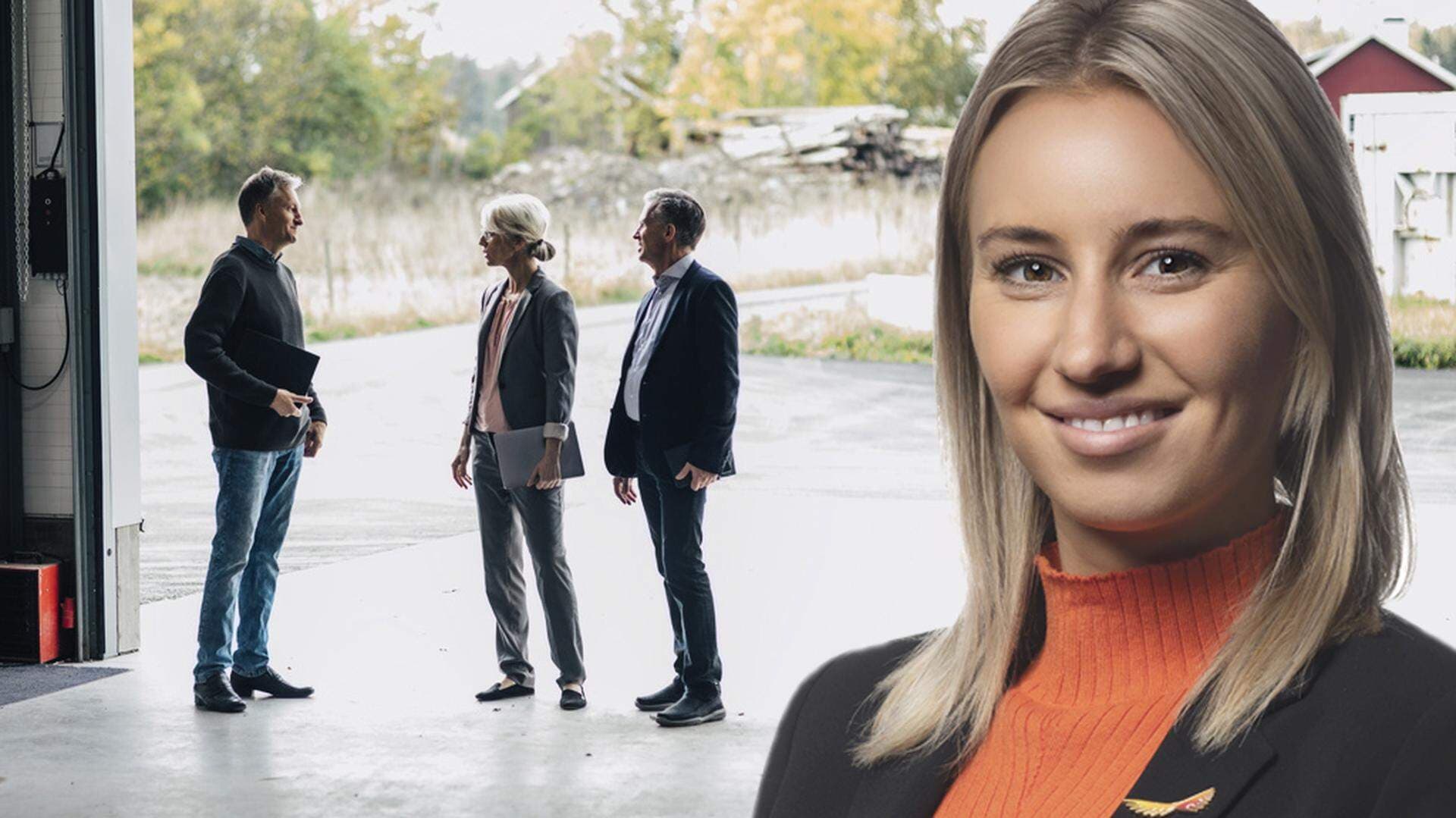 Nathalie Johansson och bild på inköpare