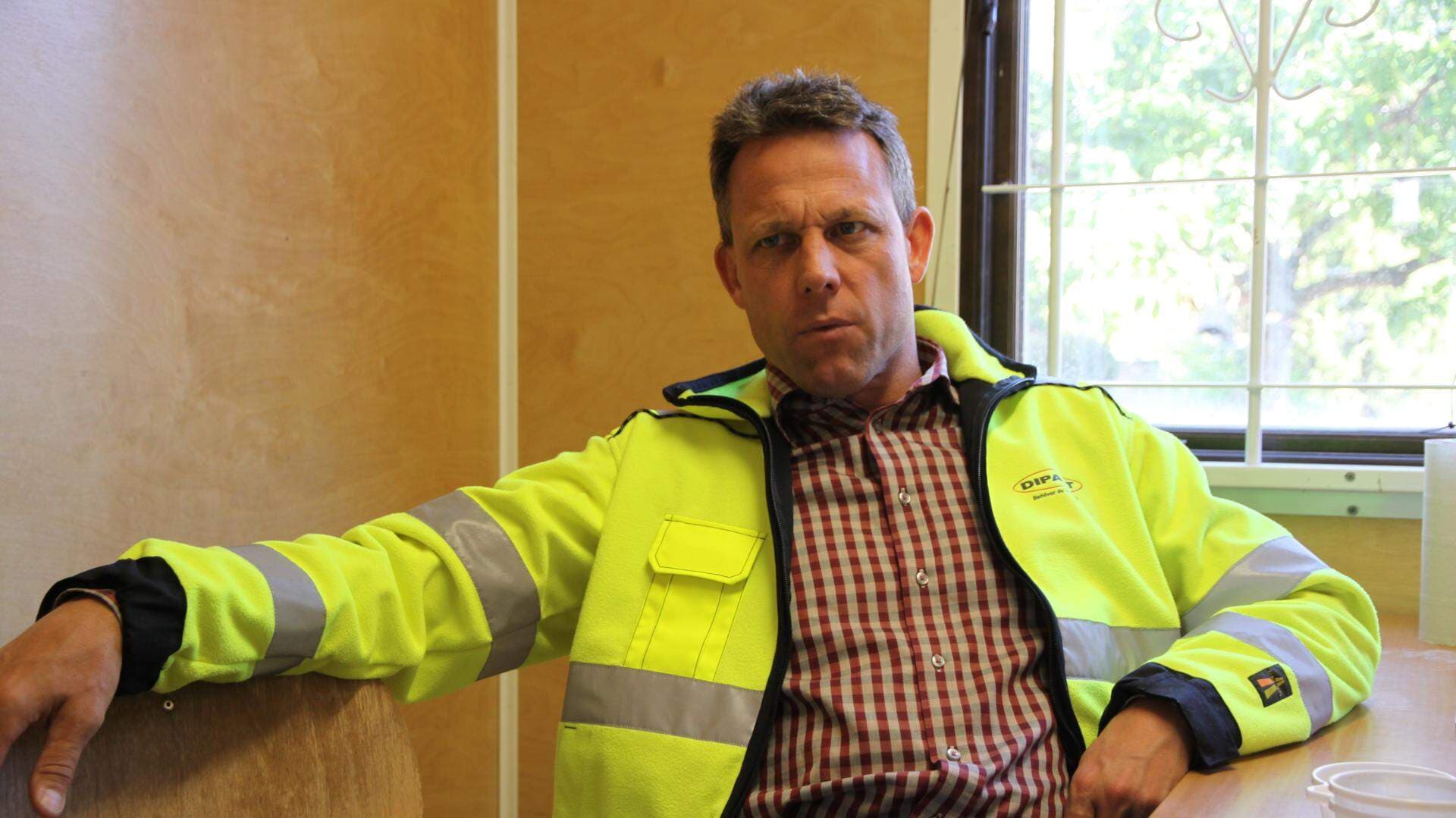 Jens Hoffmann, vd på byggföretaget Dipart Entreprenad.