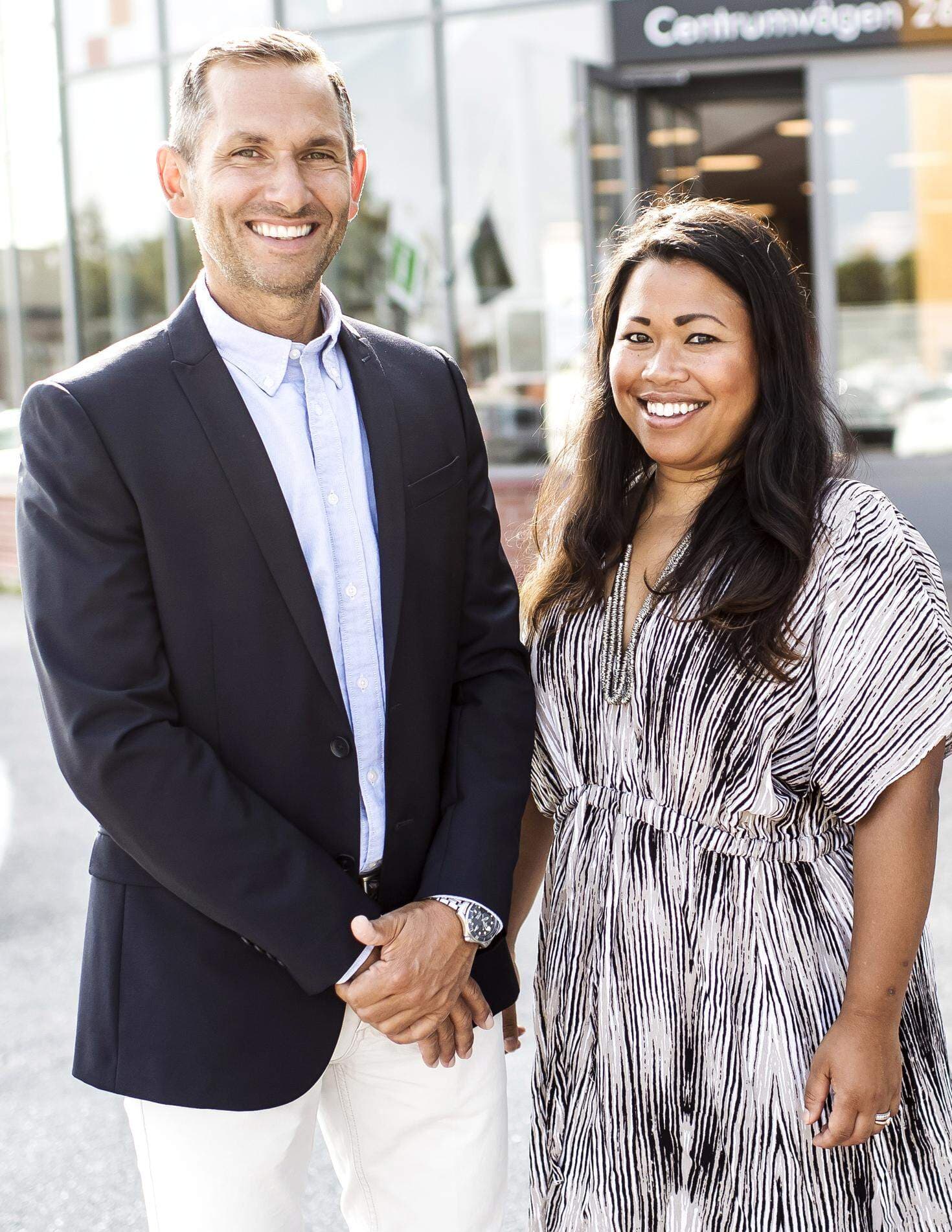 David Schubert och Paula Nolander