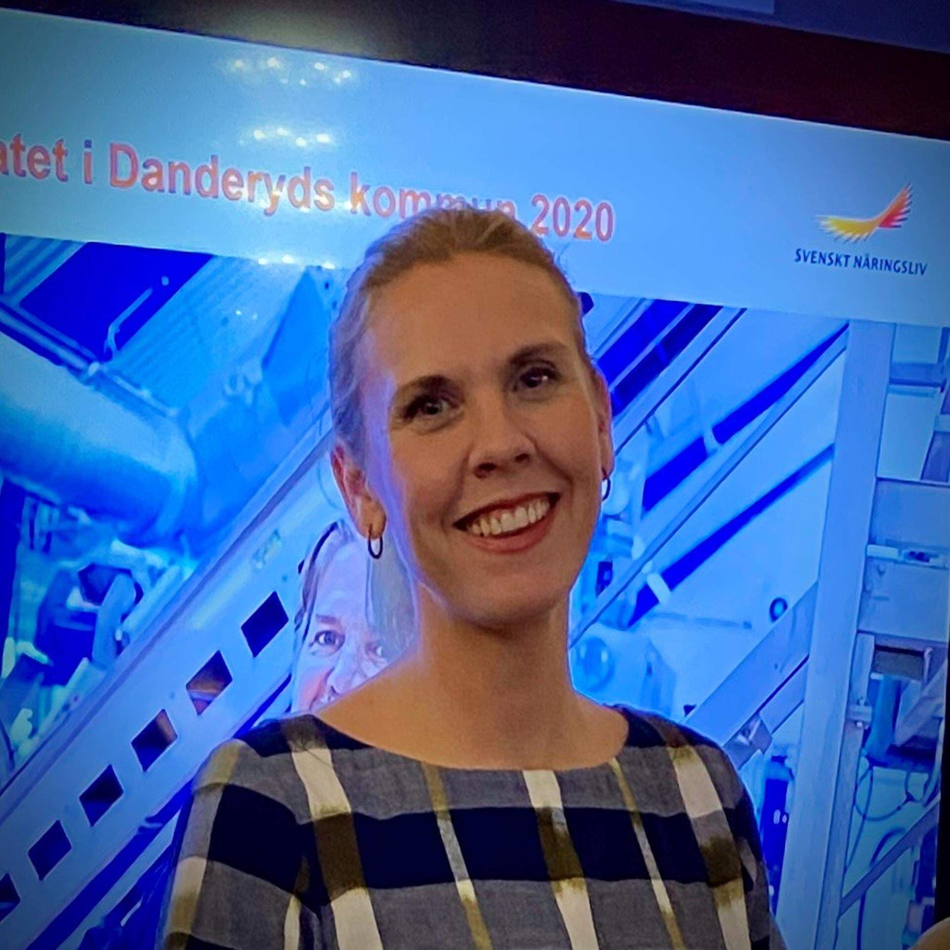 Lina Pennlert, näringslivsstrateg i Danderyds kommun