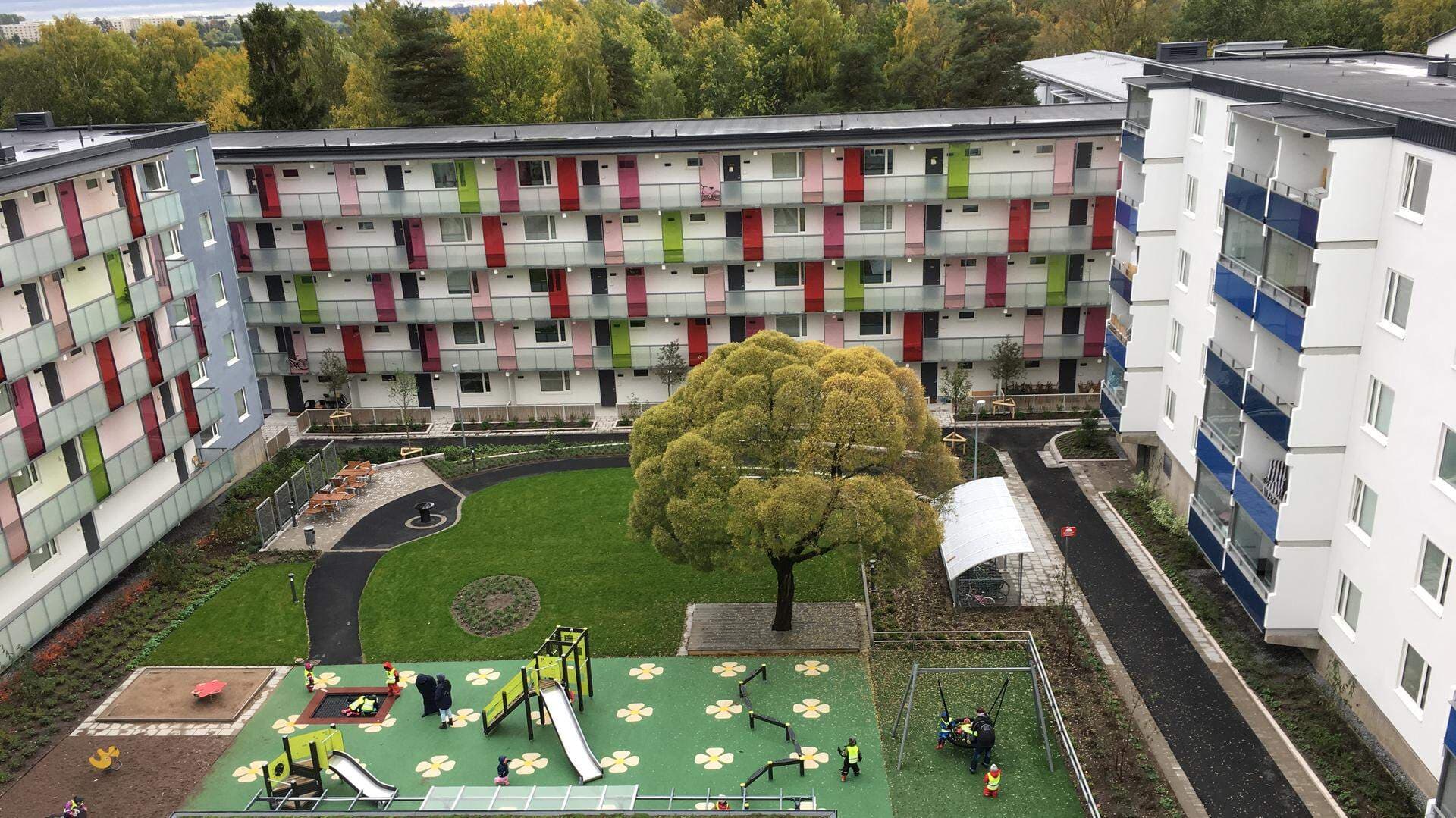 Ett av M3 Byggs bostadsprojekt