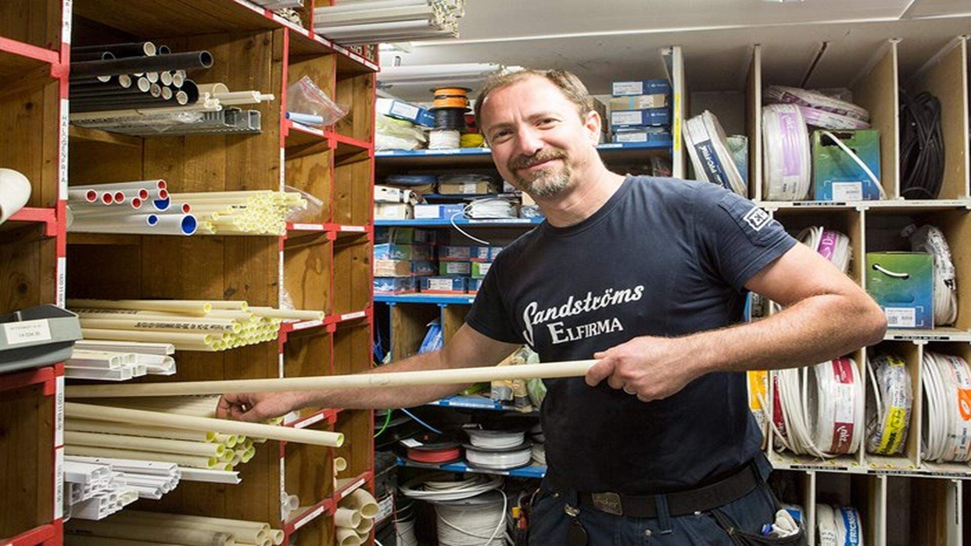 Hassan Aal Hasson på jobbet