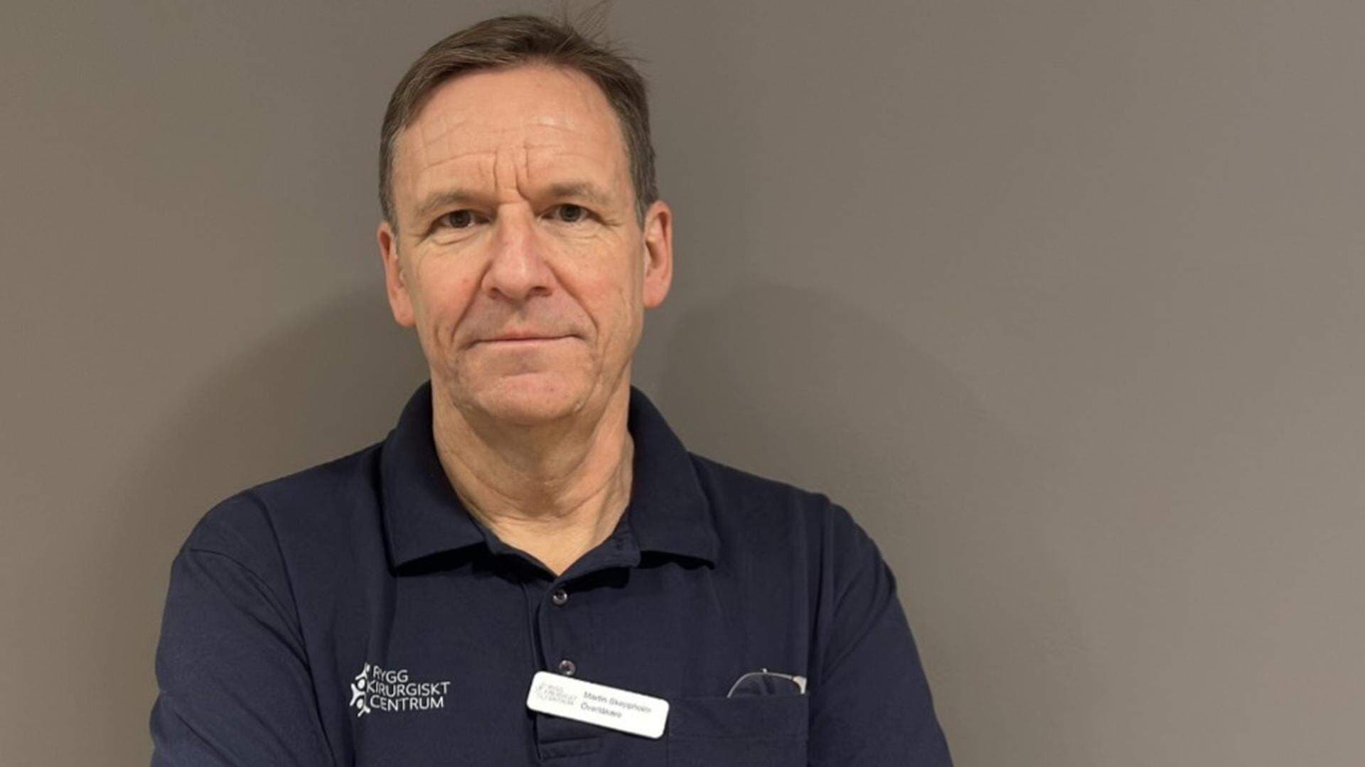 Martin Skeppholm, VD Ryggkirurgiskt Centrum