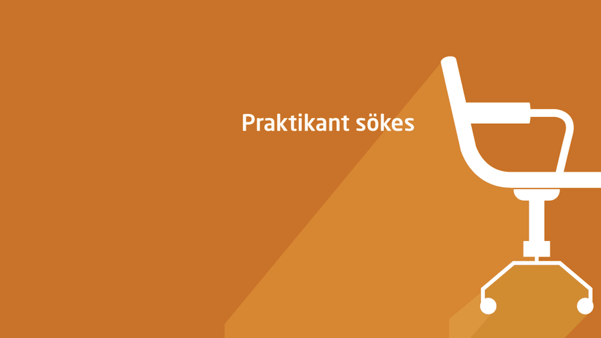 Praktikant sökes