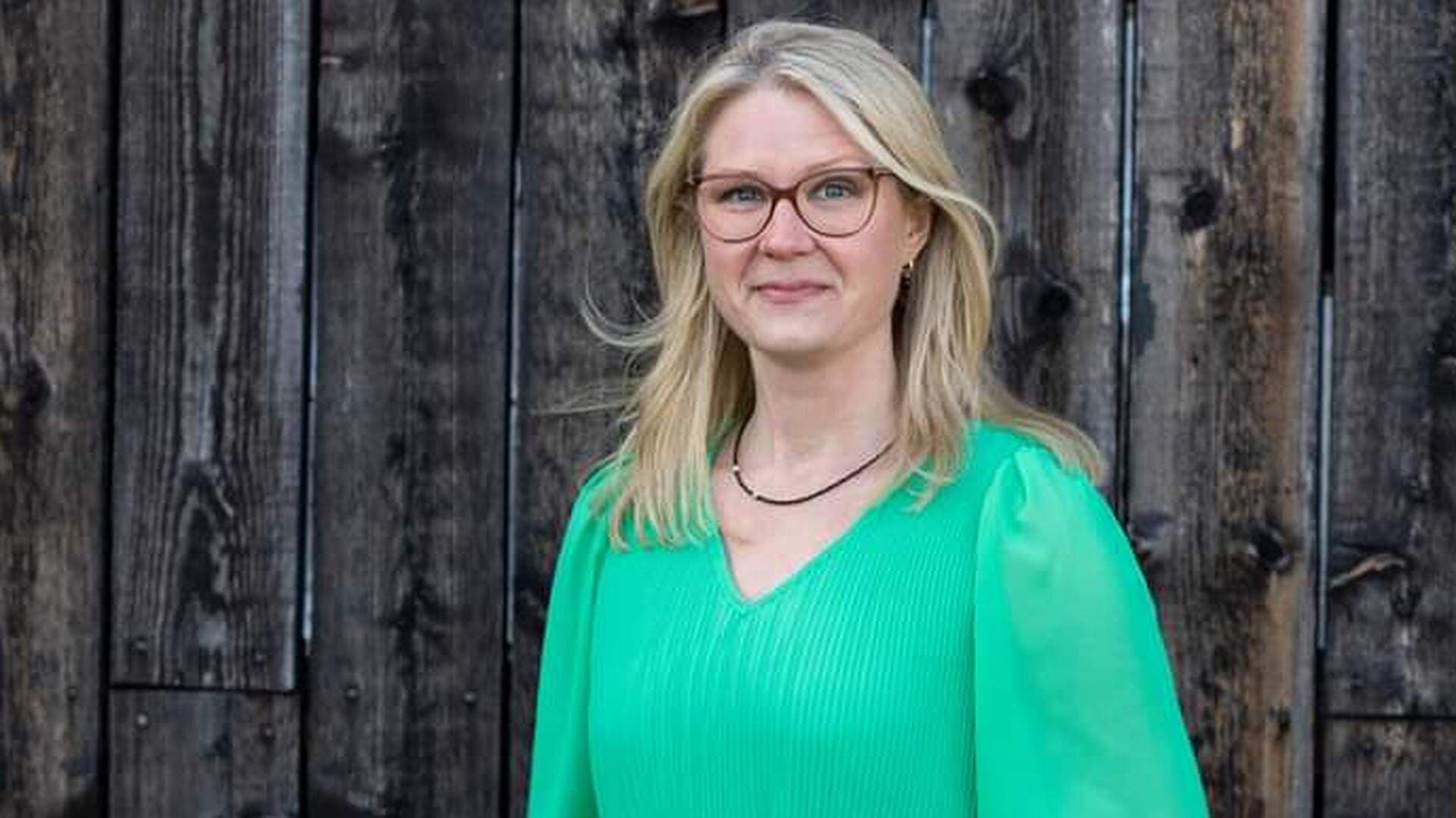 Sara Sjödal (C), kommunstyrelsens ordförande i Tierp.