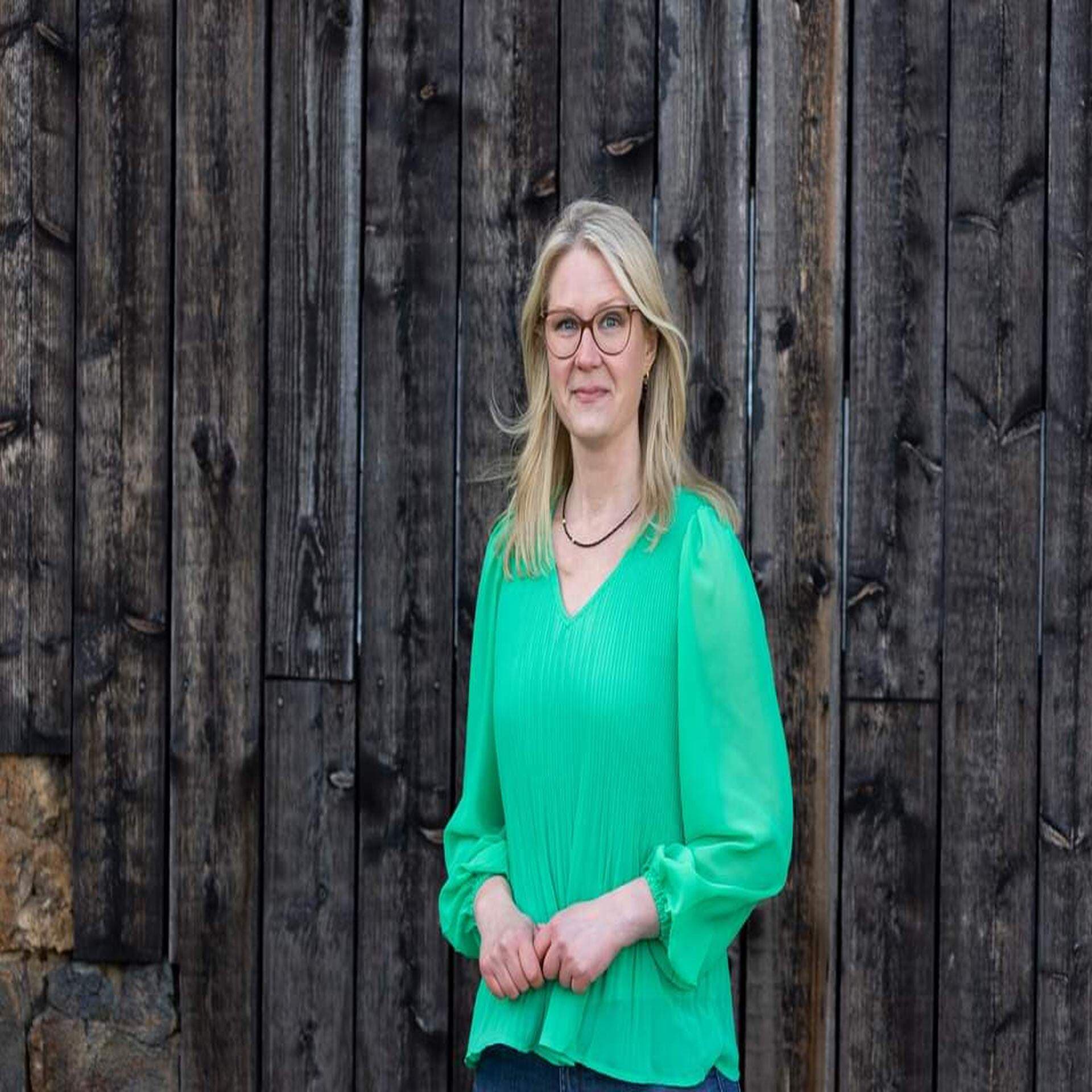 Sara Sjödal (C), kommunstyrelsens ordförande i Tierp.