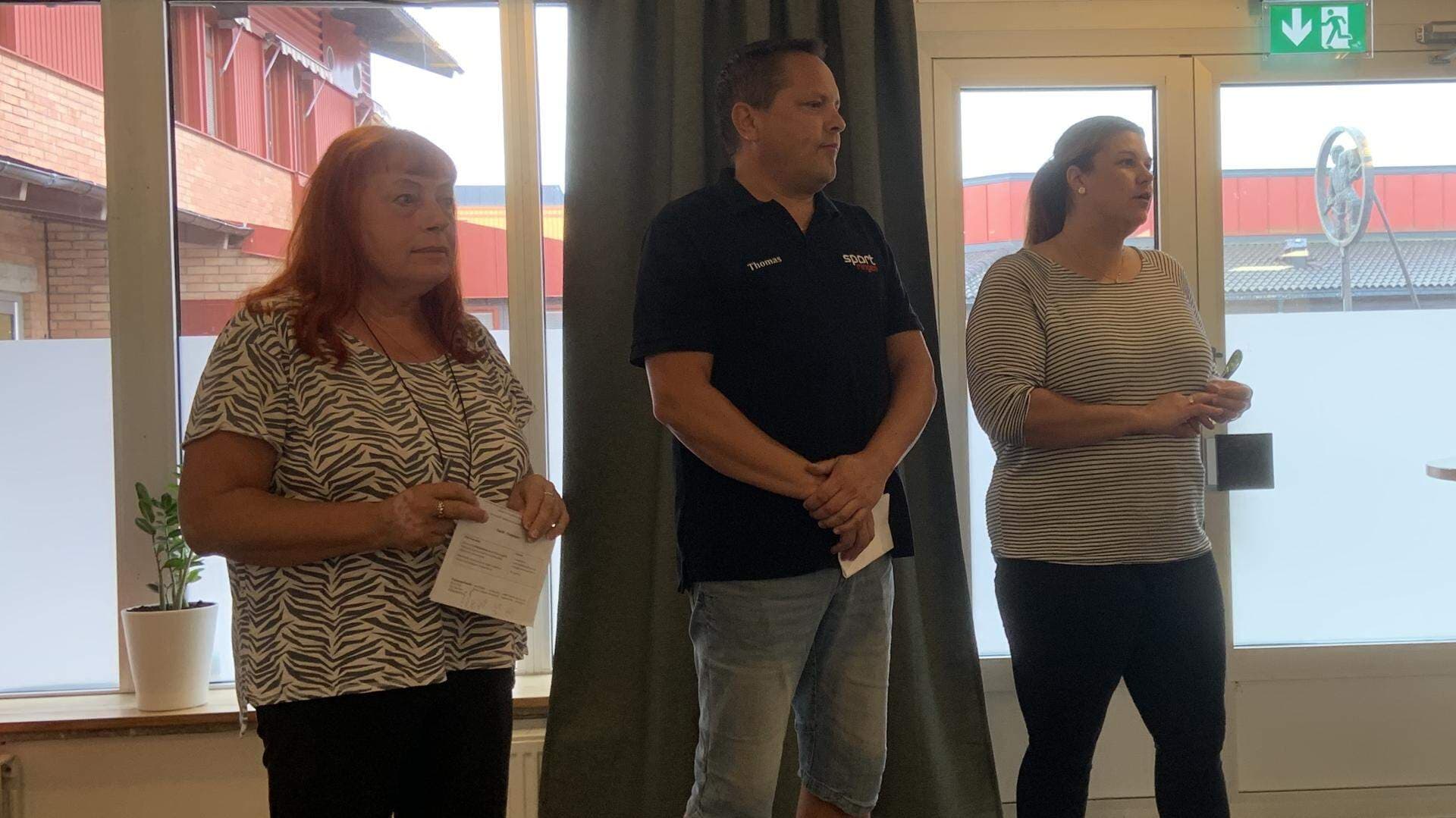 Lisbeth Pedersen, Thomas Lindgren och Jennie Edenby