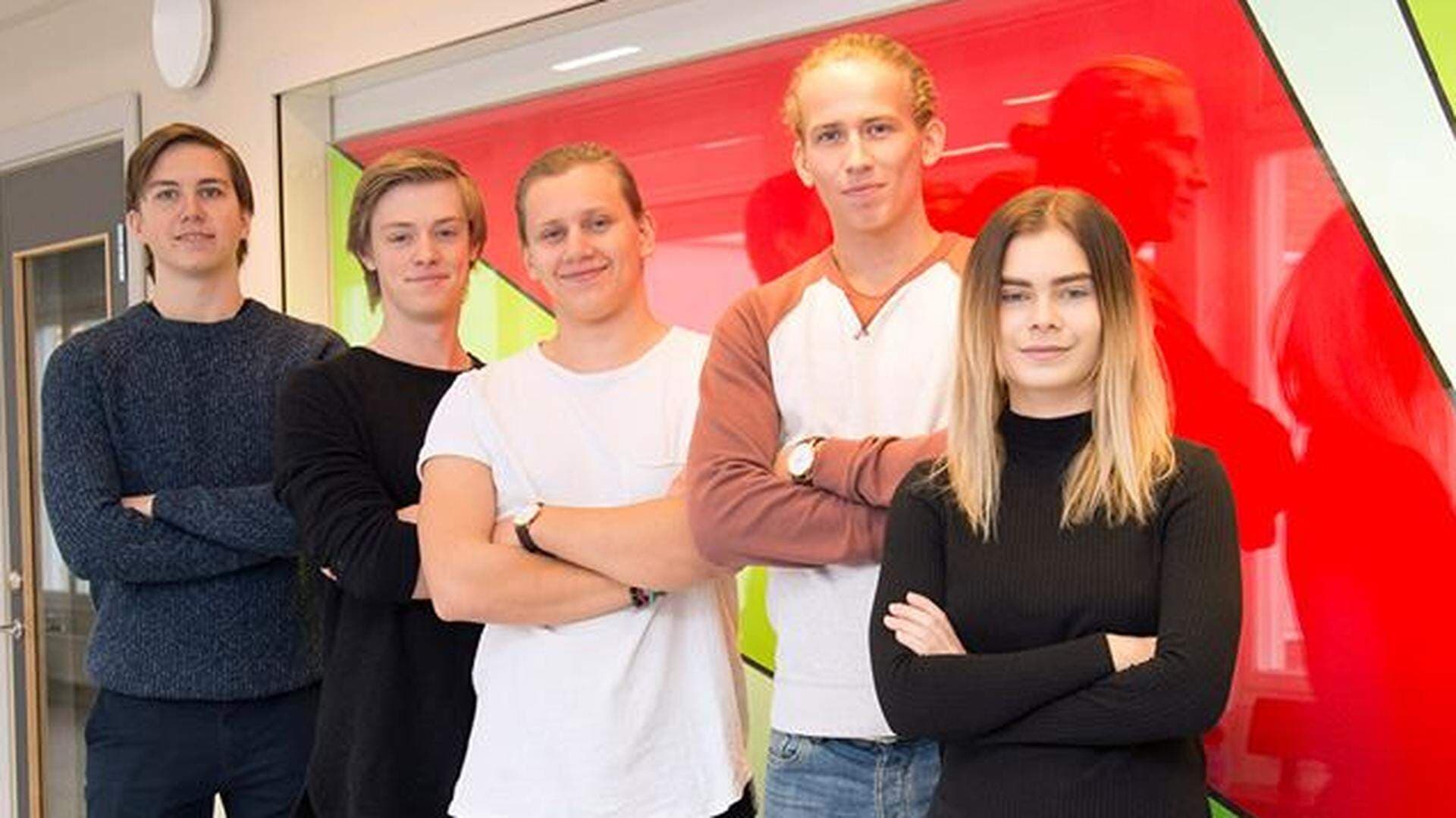 Hanna Karlsson, Jakob Smeds, Joel Melin, Mikael Rolkert och Alexander Kjellström