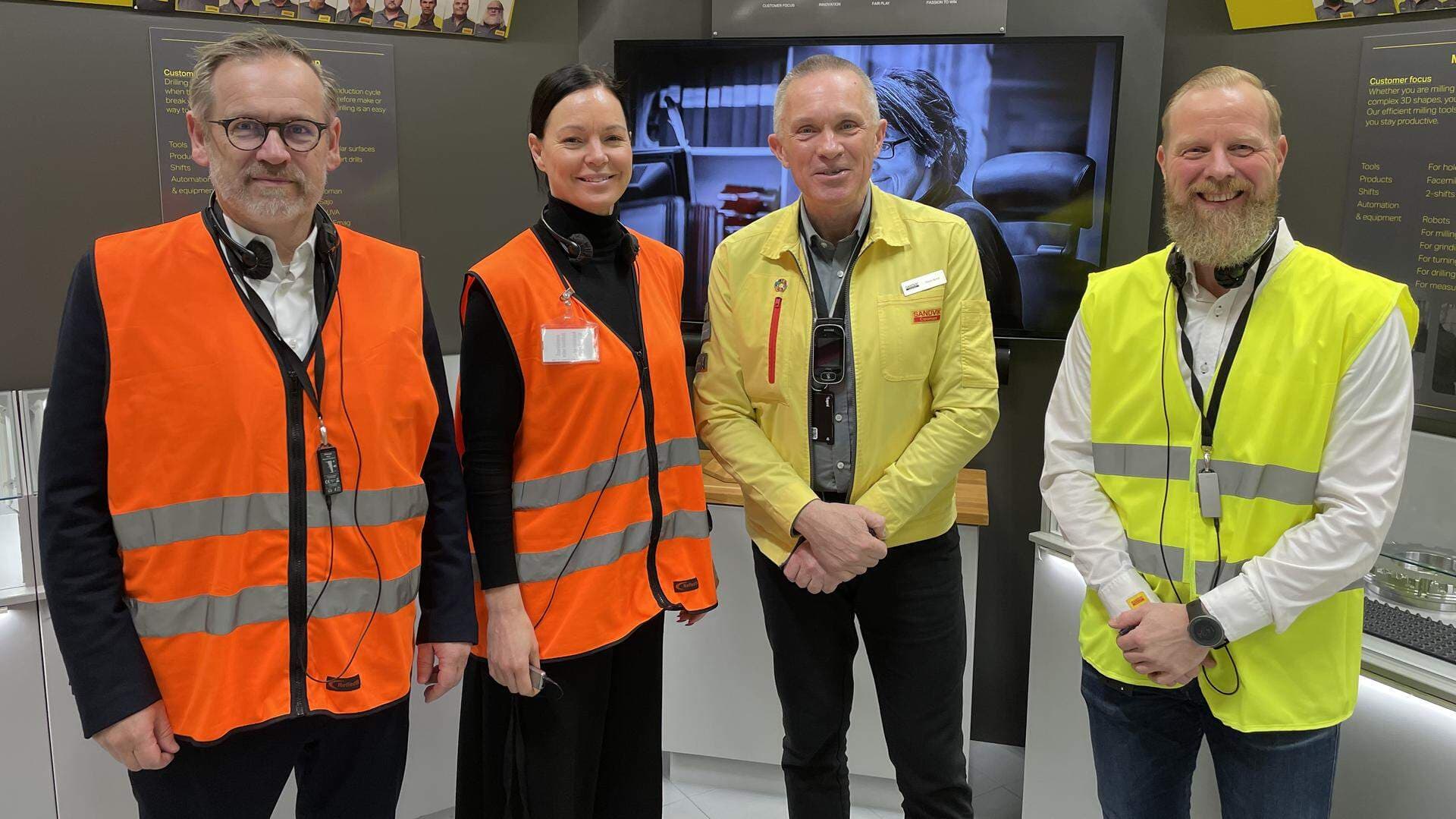 Företagsbesök på Sandvik Coromat.