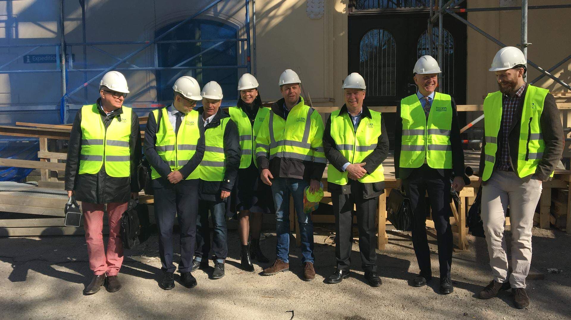 Möte om avtal 17 på bygge