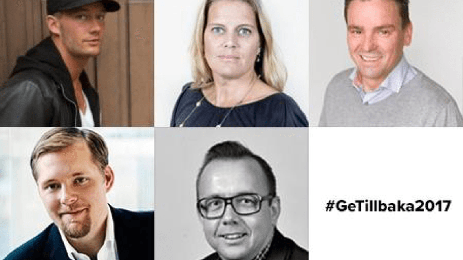 #GeTillbaka2017 arrangeras av:UNT, Företagarna, Sirius Fotboll, Ung Företagsamhet Uppsala Län, Wasabi Web.