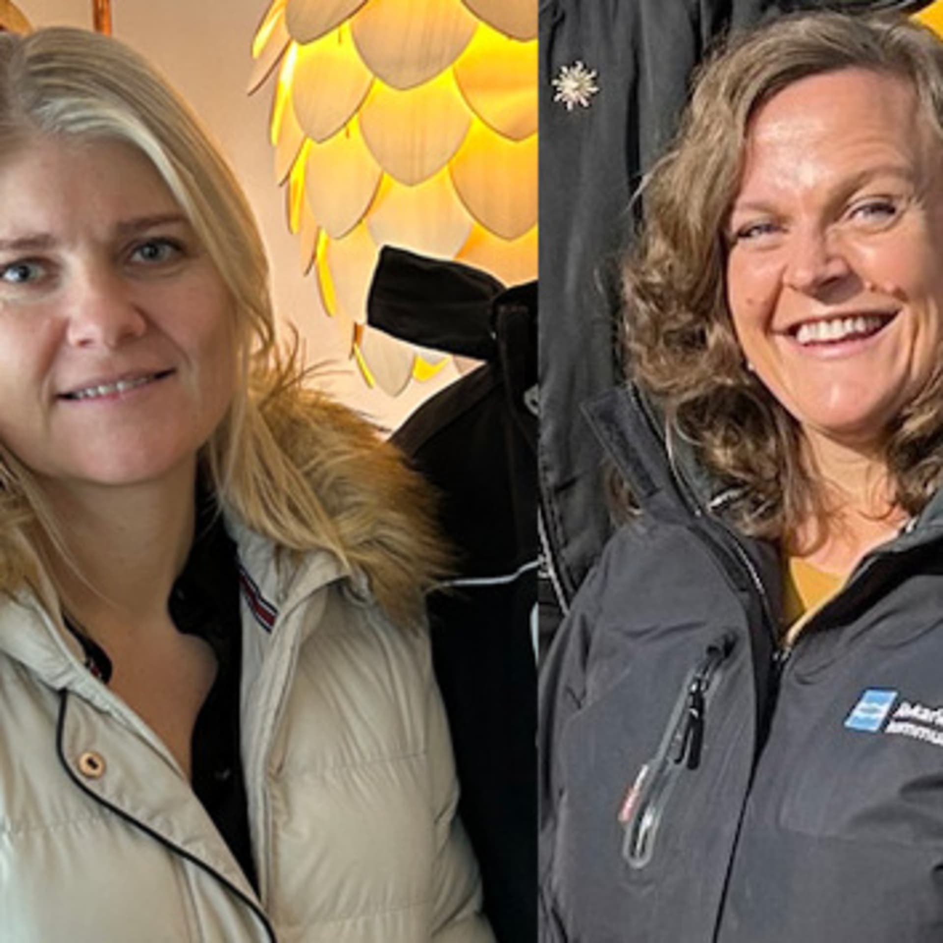 Katrin Jakobsson, KSO och Eva Cooper, Näringslivschef Älvkarleby kommun