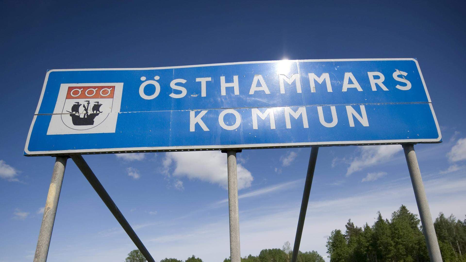 Vägskylt Östhammars kommun