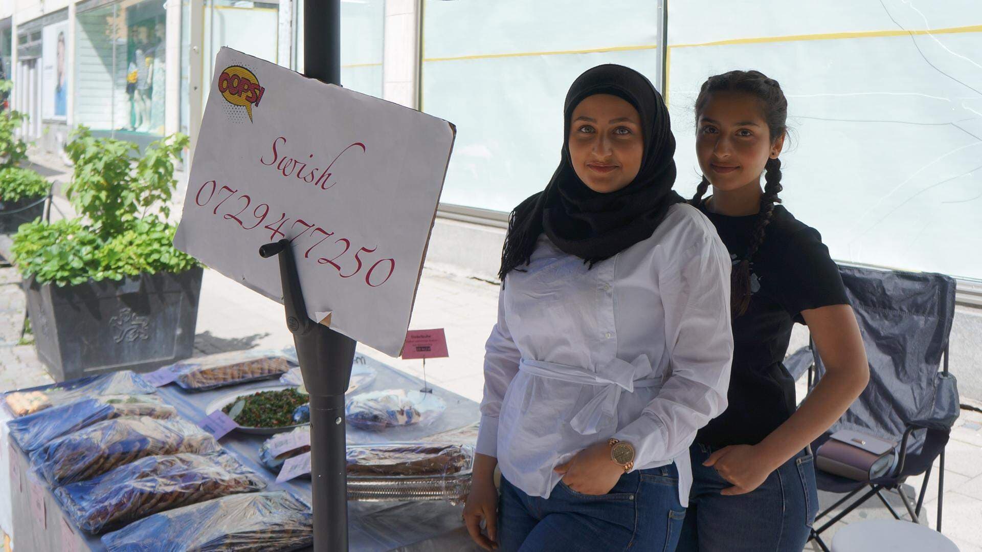 Nagam och Hilba Abdallah