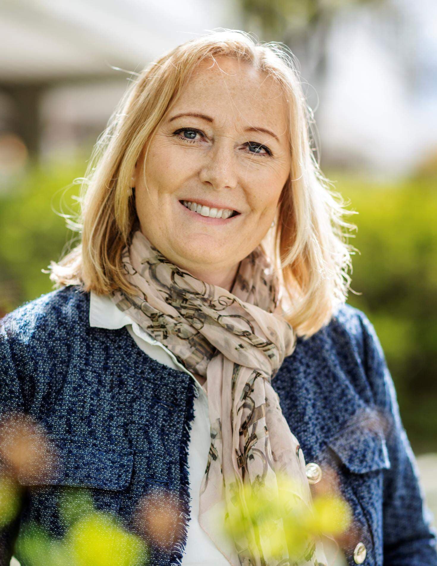 Cecilia Sjöstedt, VD för GE Healthcare i Uppsala.