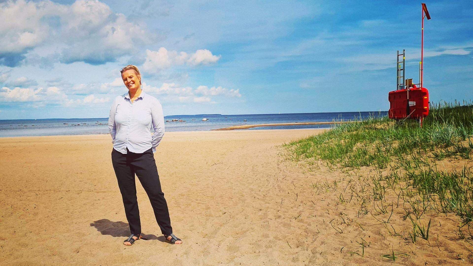 Anna Hidegren, arrendator av Rullsands Havsbad och Camping