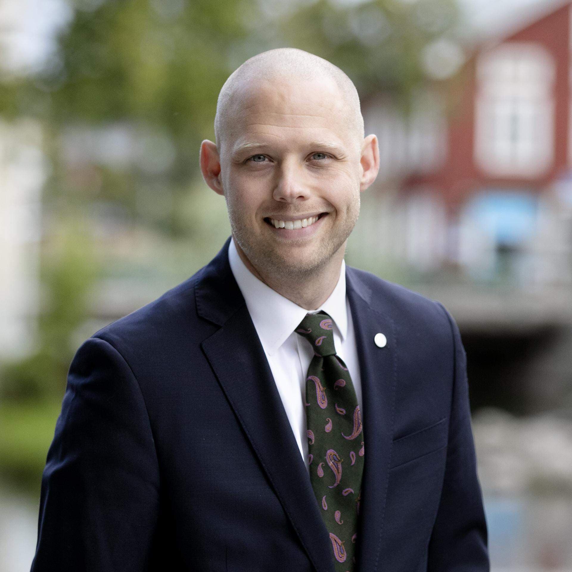 Prträtt på Bino Drummond