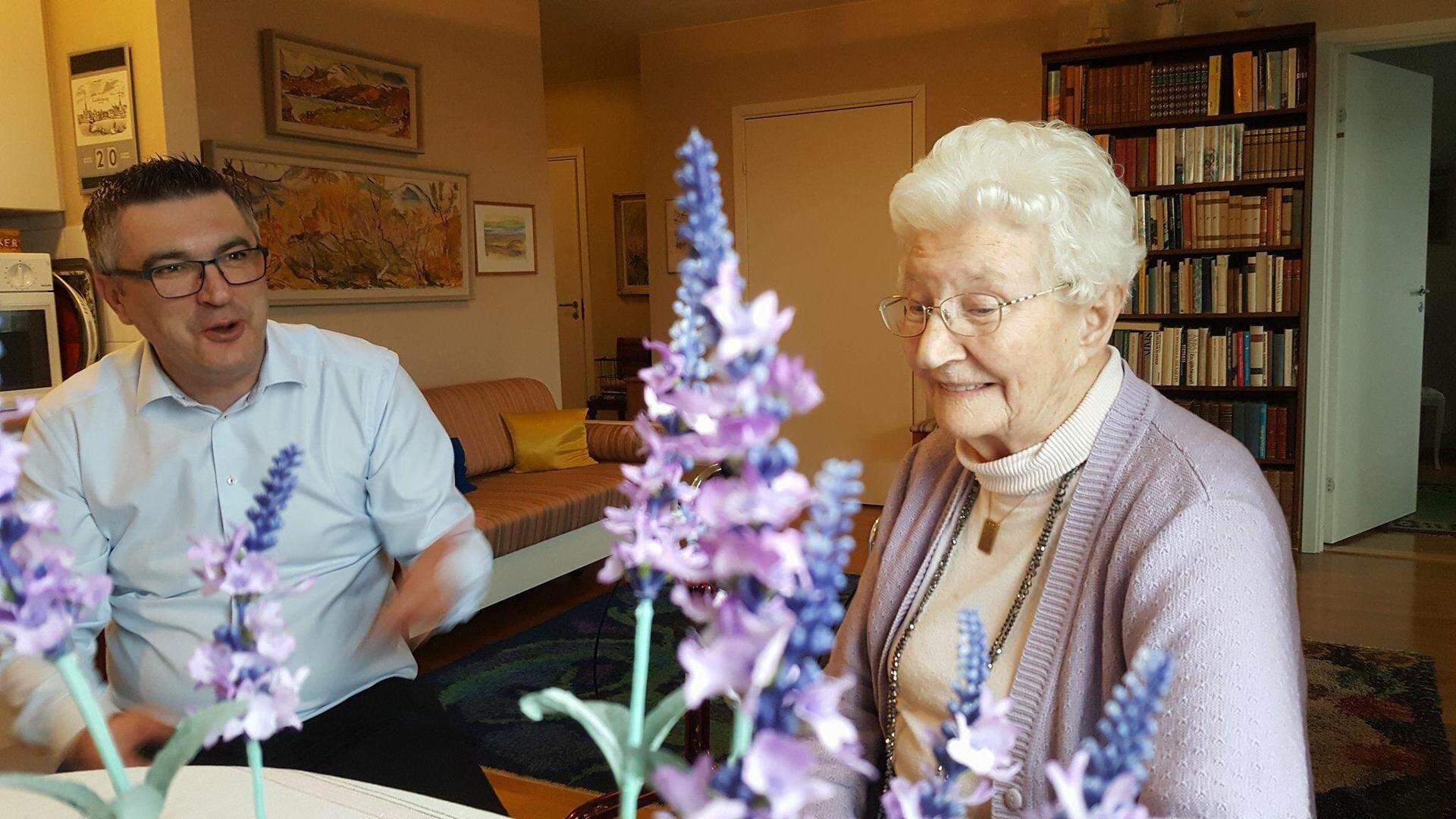 Elvir Blazevic och Eva Glantz