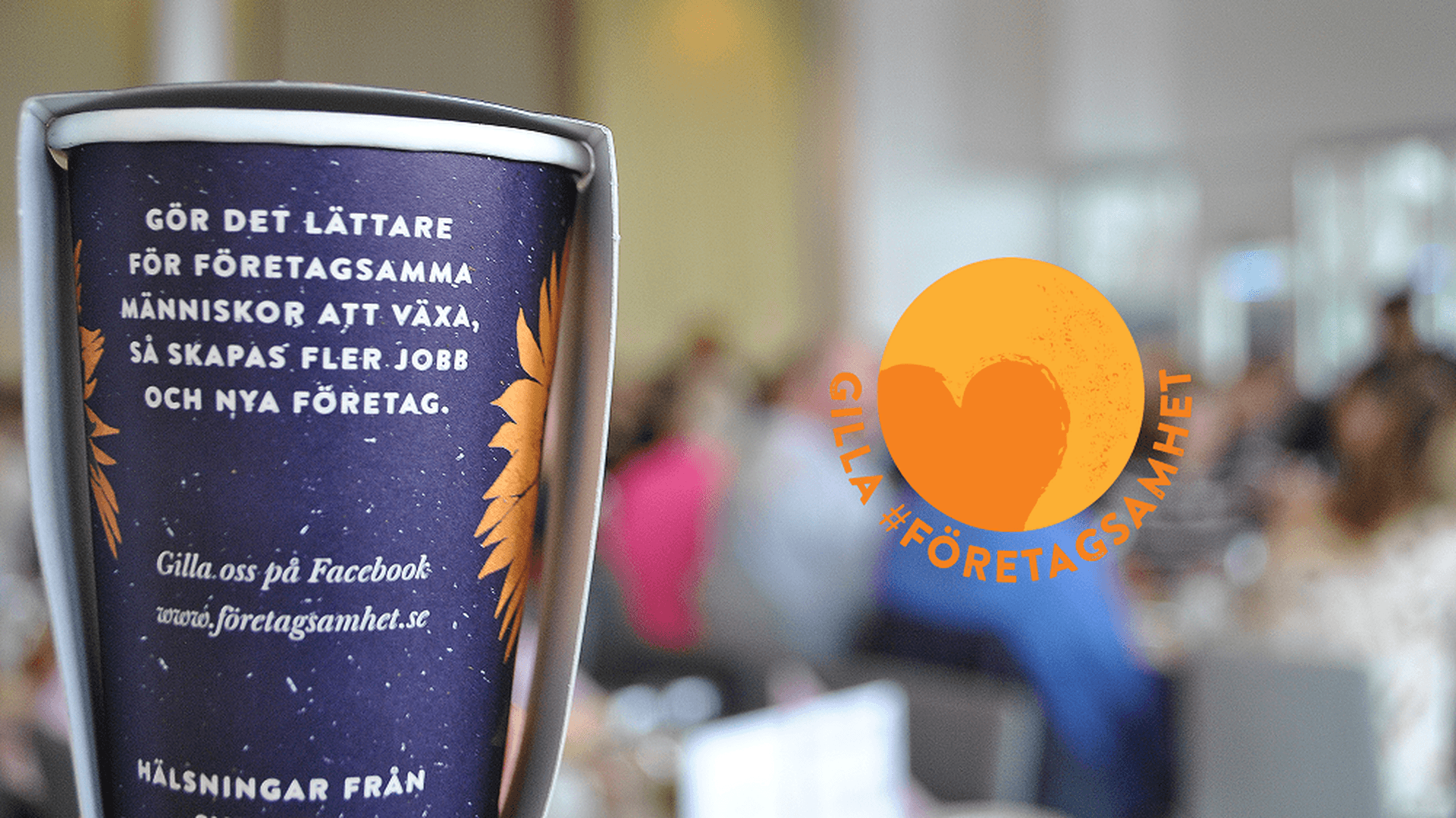 Gilla #Företagsamhet mugg