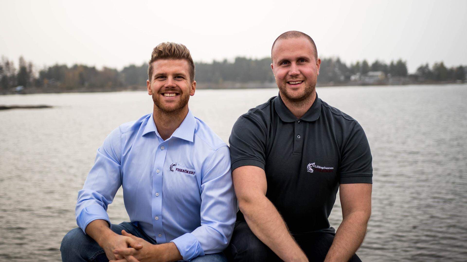 Adam och Andreas - Lillängshamnens fiskrökeri