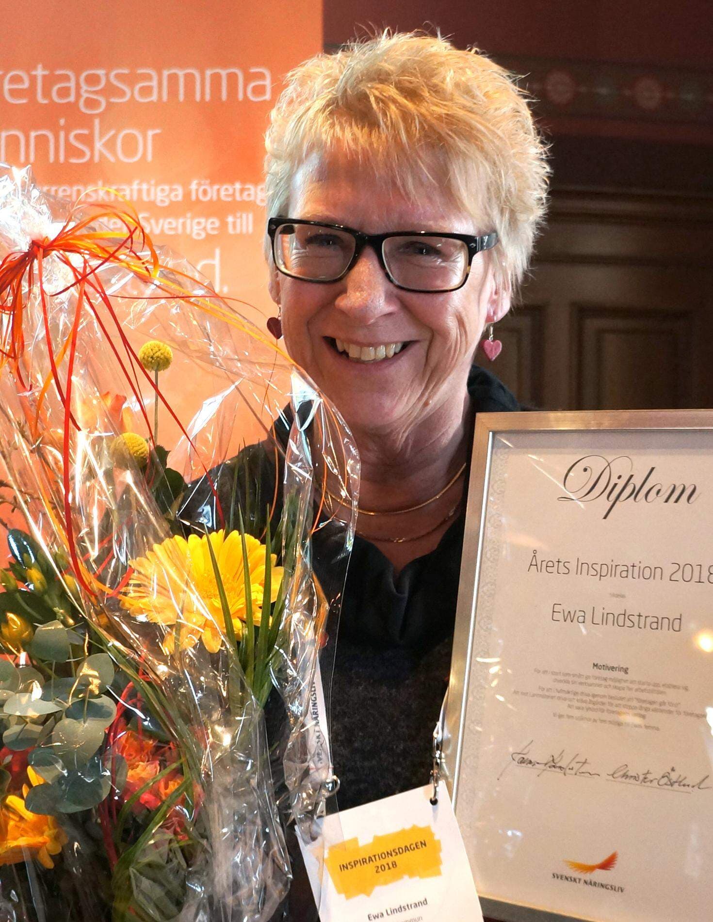 Årets inspiration 2018 Ewa Lindstrand