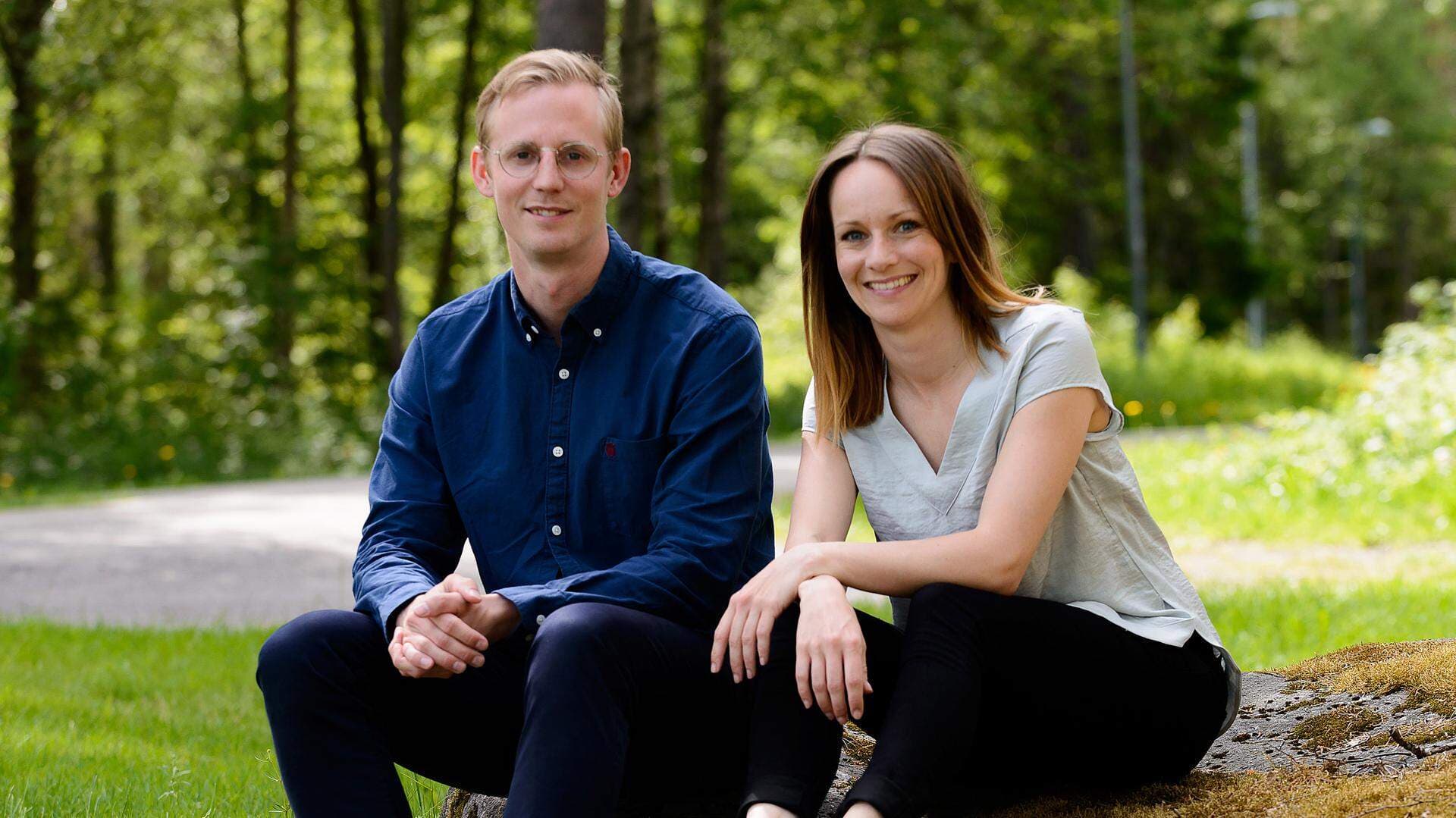 Aron Kristoffersson och Frida Nilsson