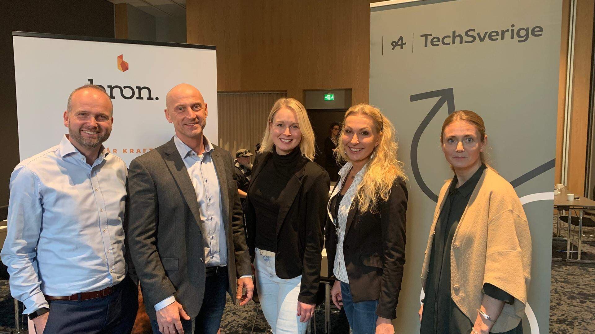 Lars Persson Skandevall, Michael Jakobsson, Adriane Edblad, Monica Löfberg och Christina Ramm-Ericson.