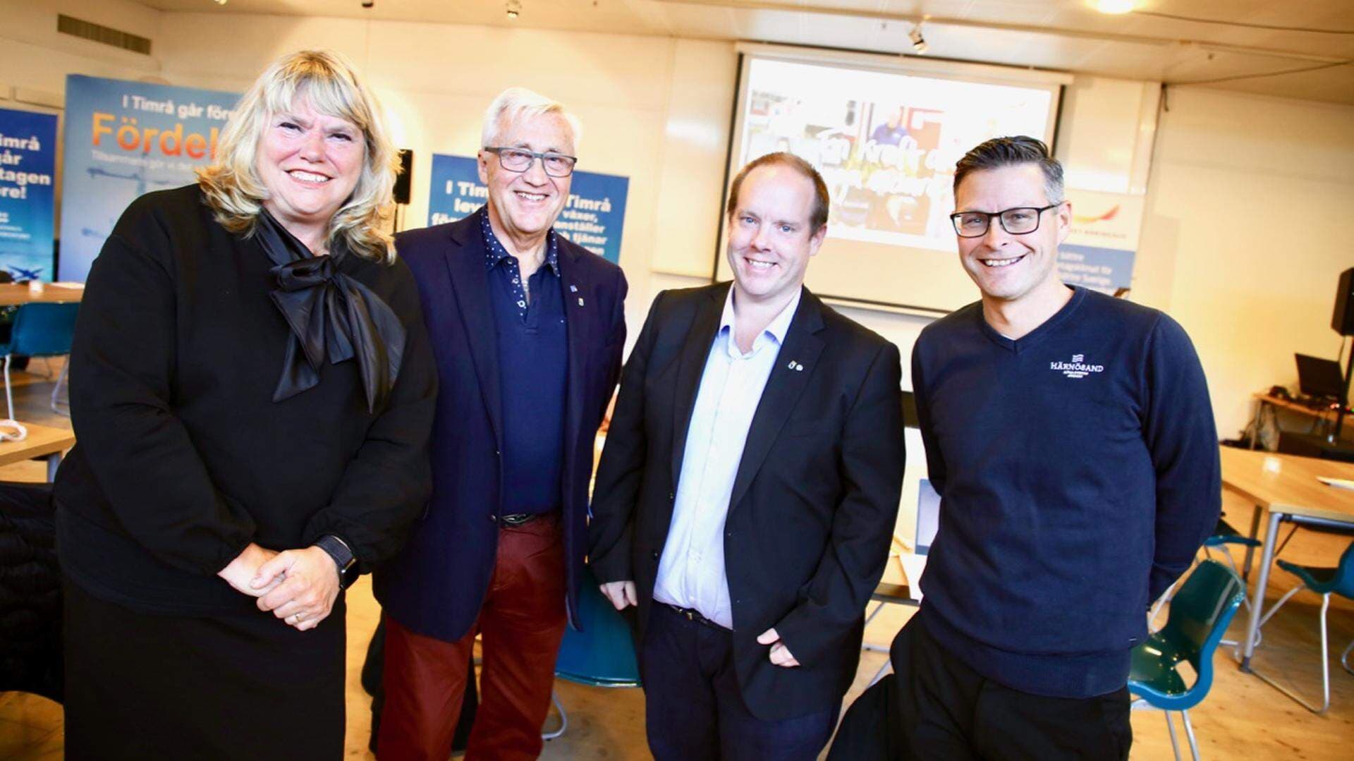 Petra Forsström, Ingemar Wiklander, KD, Andreas Sjölander, och Jonas Wessling