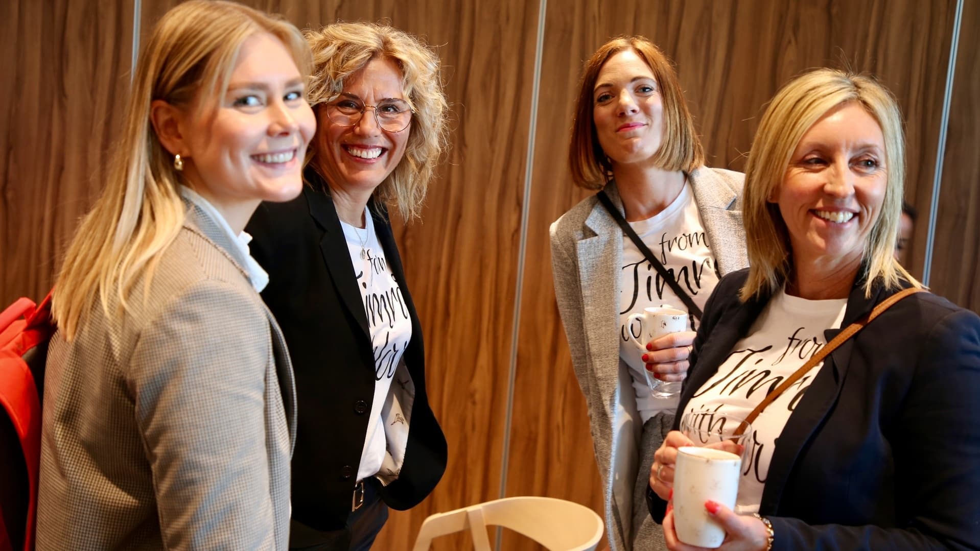 Fanny Bylin, Kate Almroth, Anna Engnell och Helen Caro från Timrå kommun.