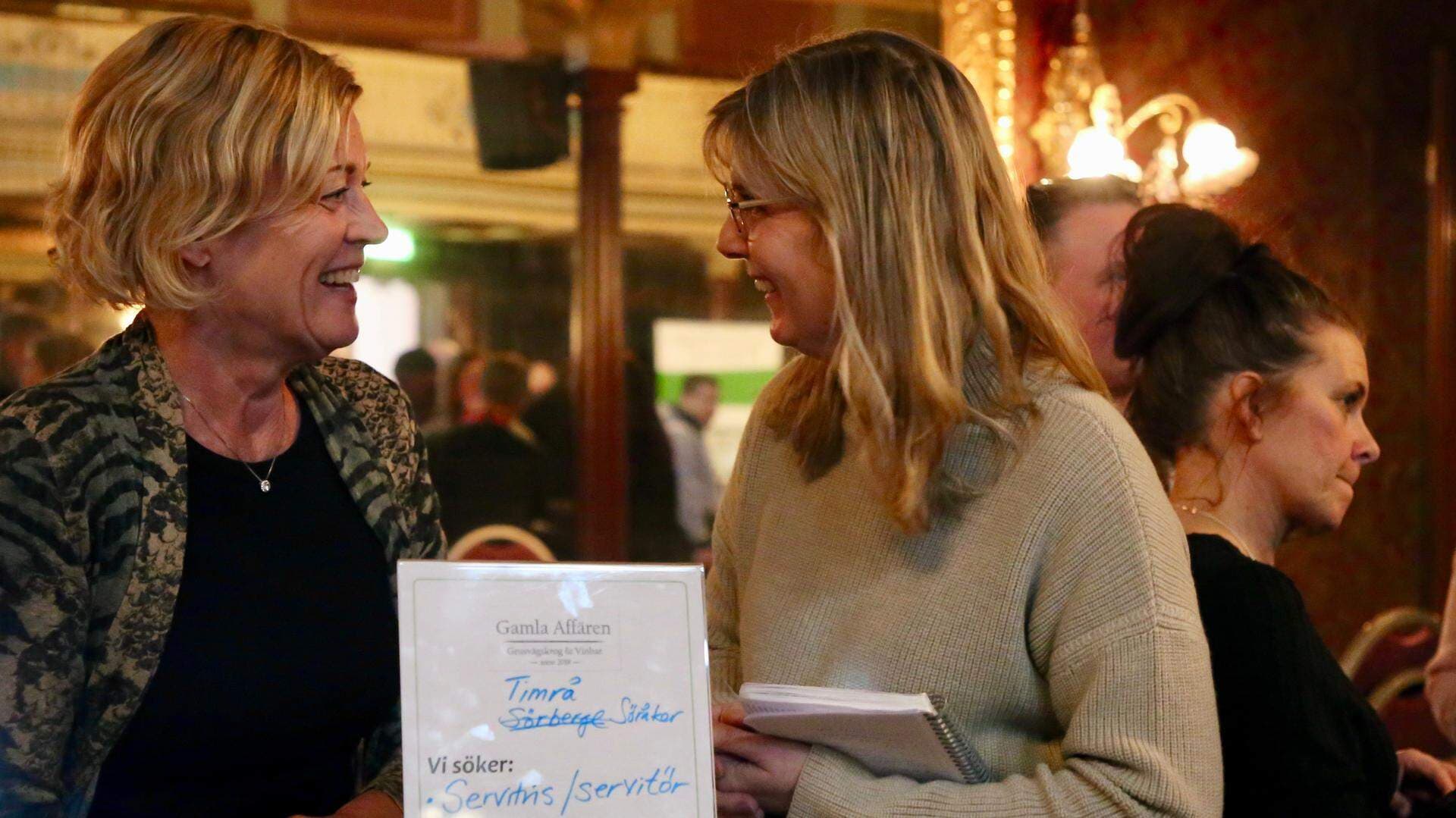 Susanne Molin och Anna Borggren