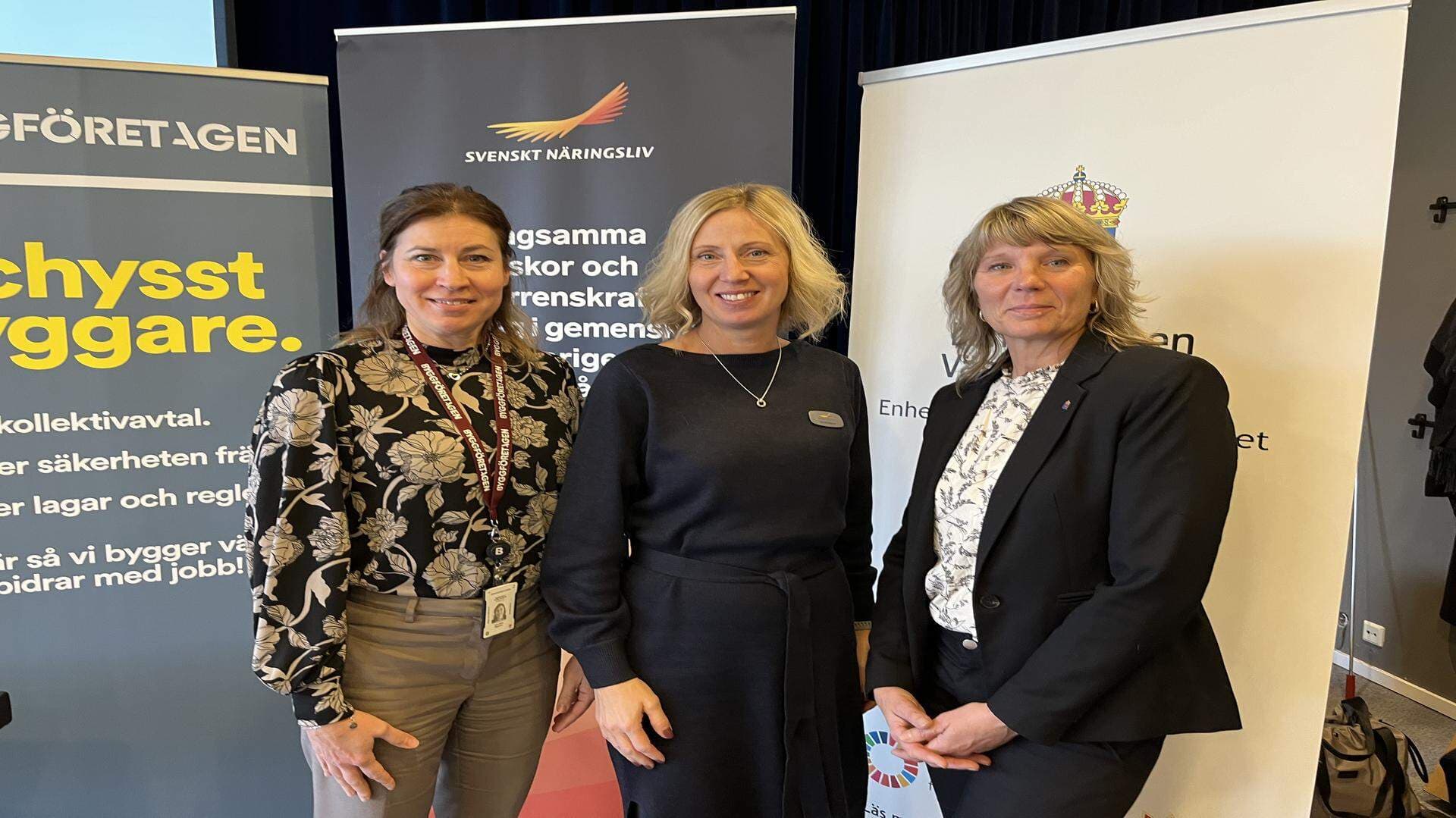 Hanna Magnusson, Eva Nordlander och Hannah Kejerhag Oldenmark