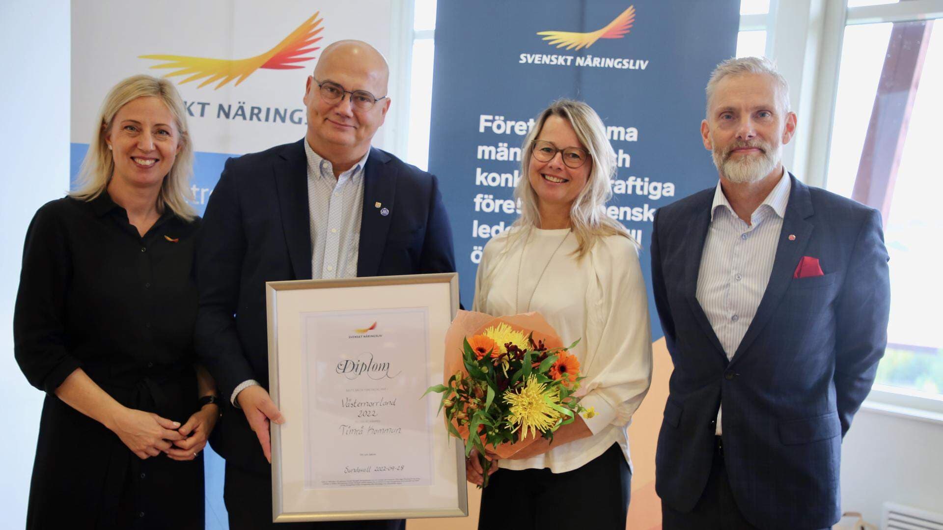 Eva Nordlander, Tony Andersson, Annelie Axelsson och Stefan Dalin