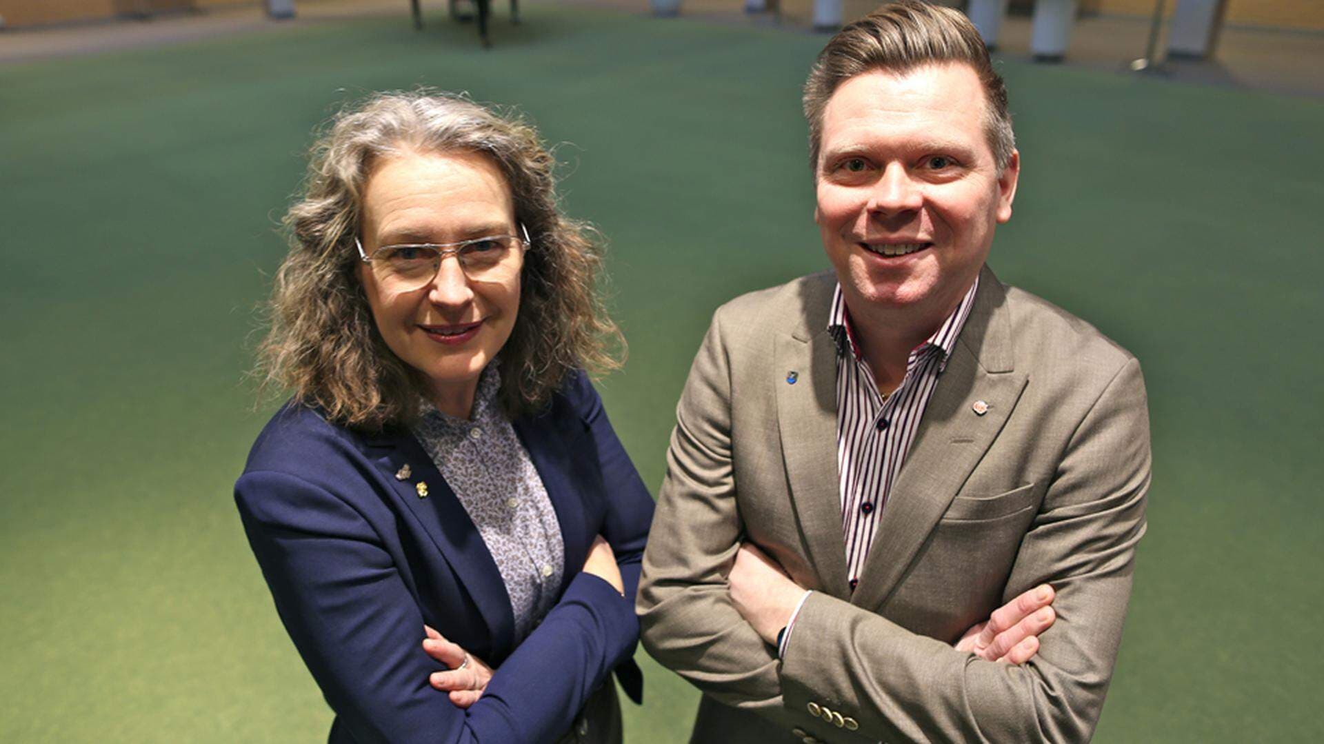 Anna-Britta Åkerlind och Per Nylén