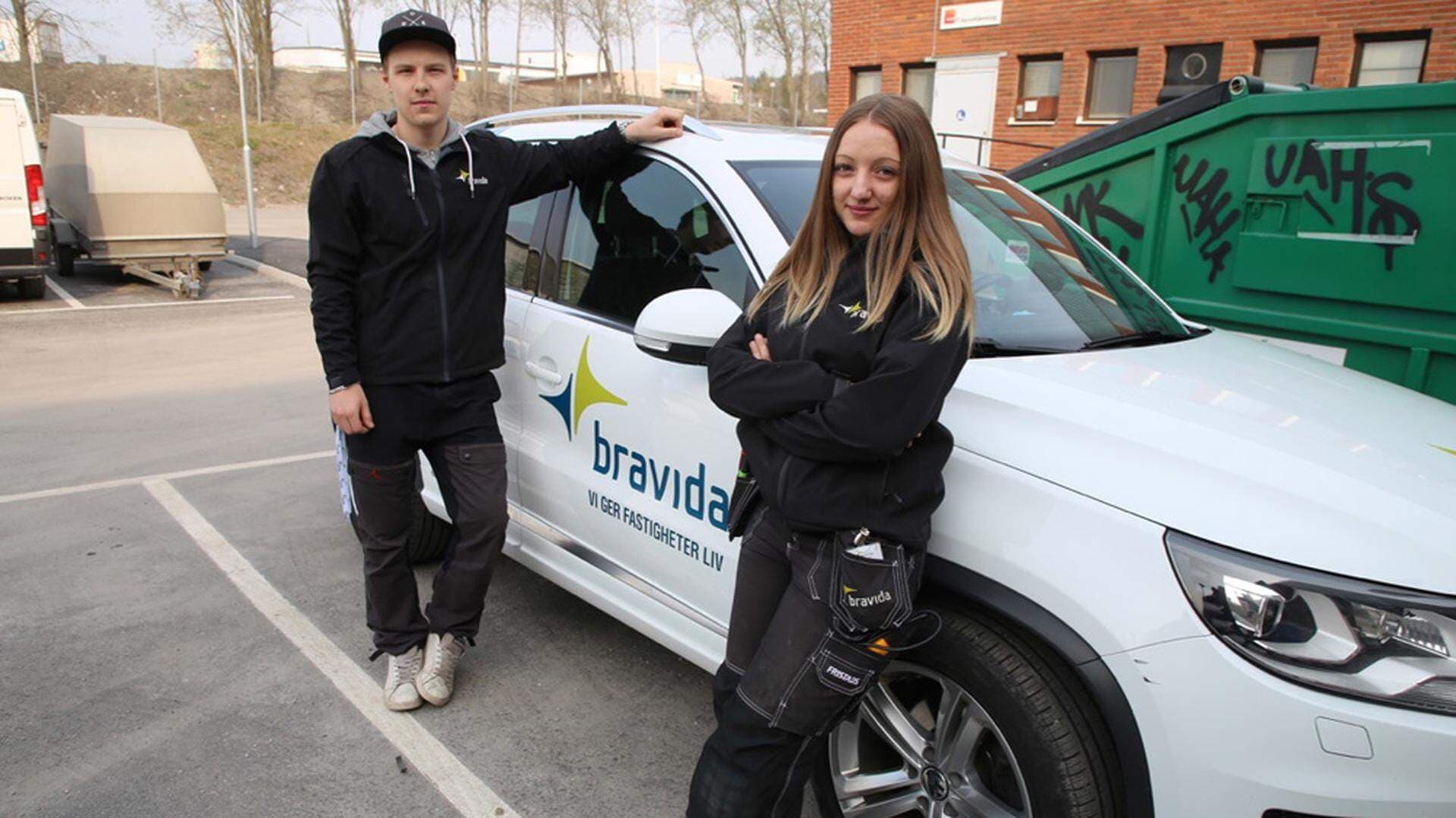 Adrian Svelander och Matilda Cedervall