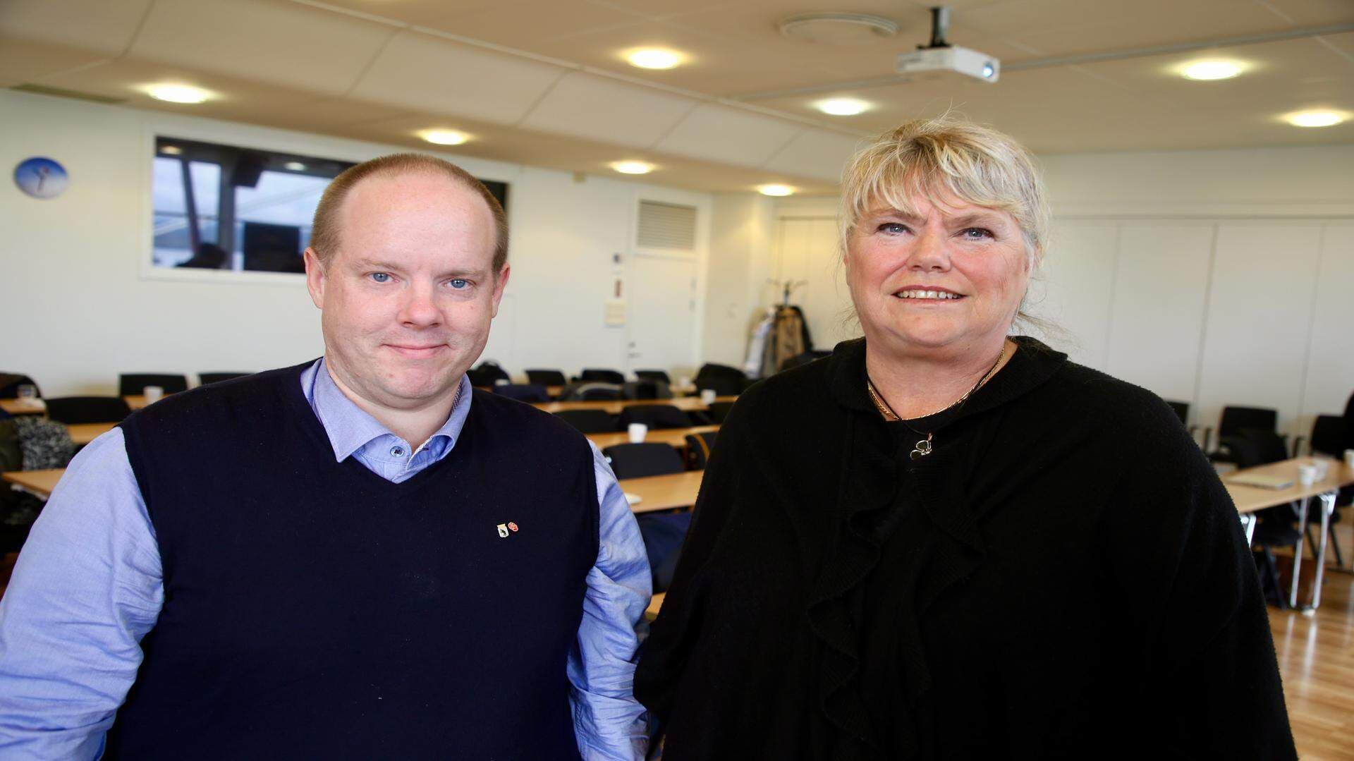 Andreas Sjölander och Petra Forsström