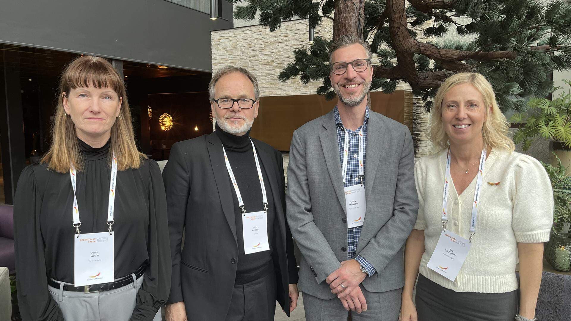 Anna Wedin, Anders Karlsson, Henrik Stålspets och Eva Nordlander