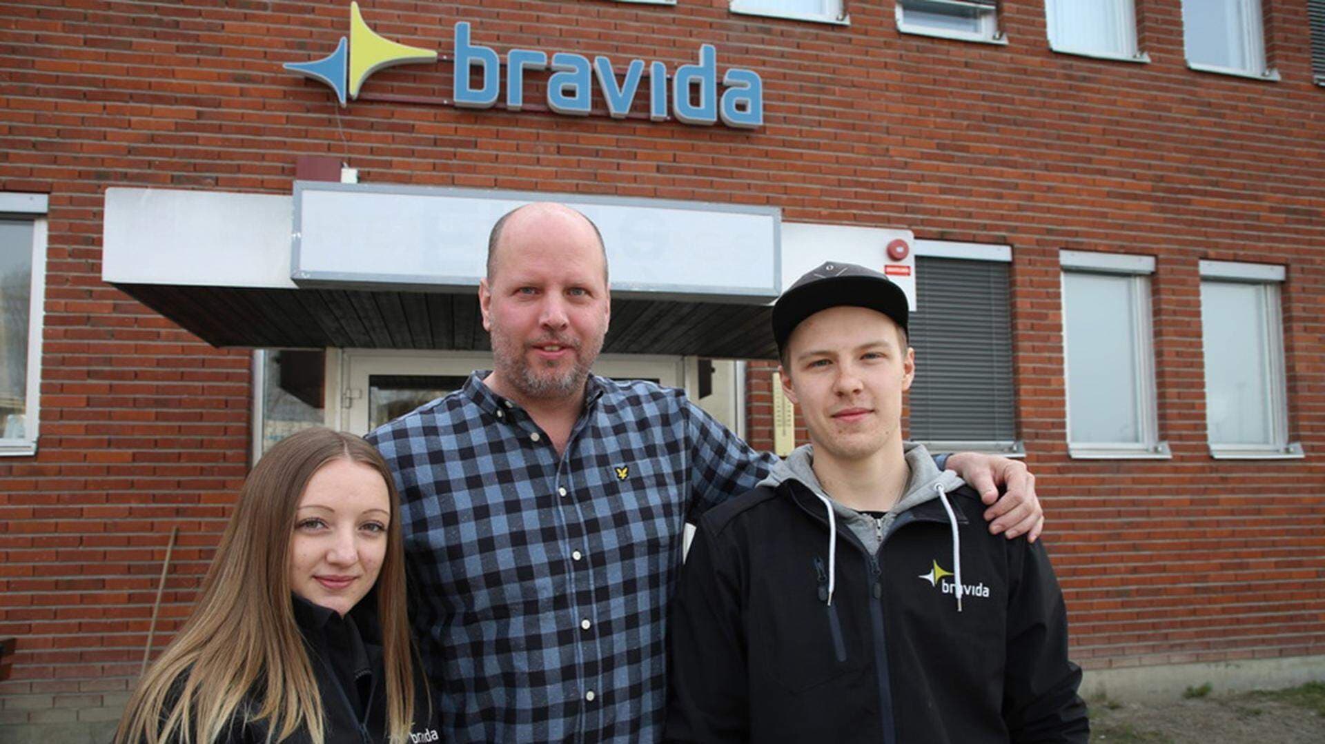 Matilda Cedervall, Jan Svensson och Adrian Svelander