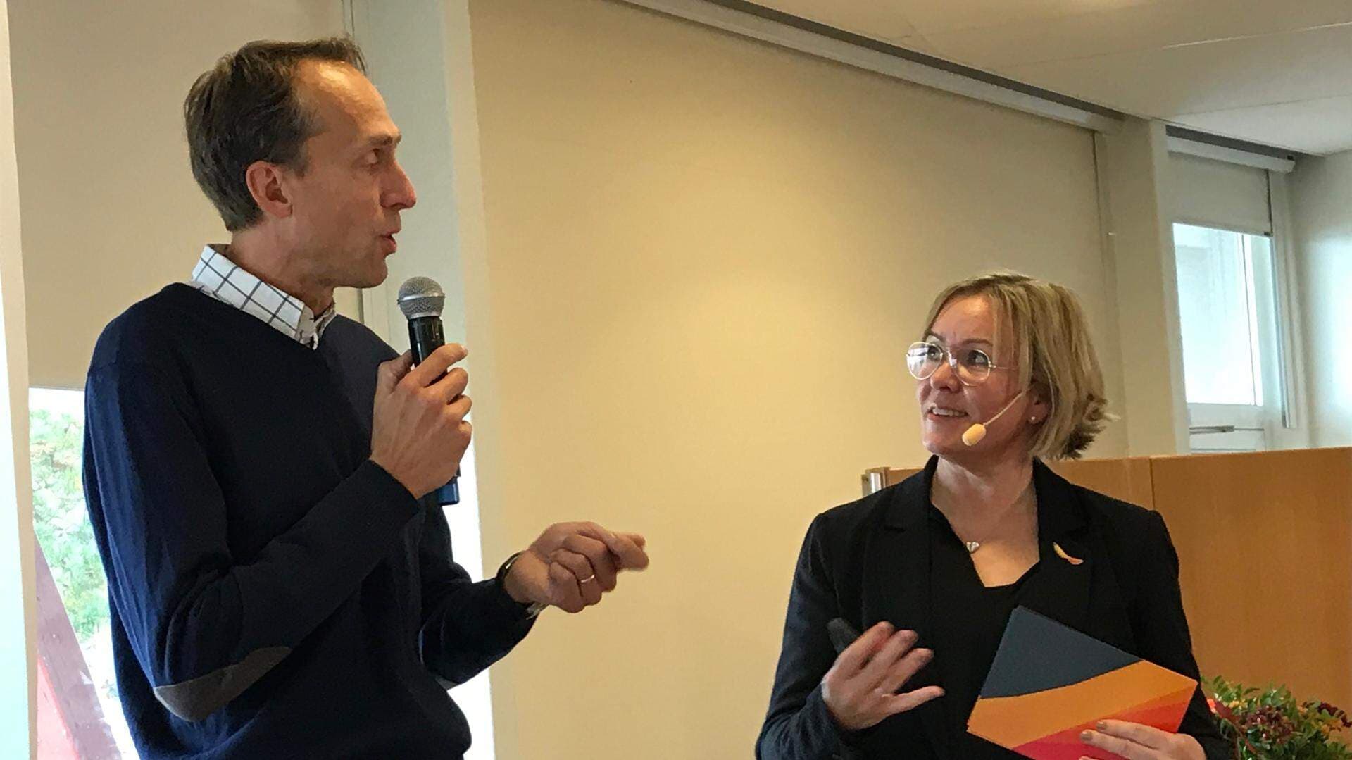 Fredrik Holmgren och Anna Hedensjö Johansson