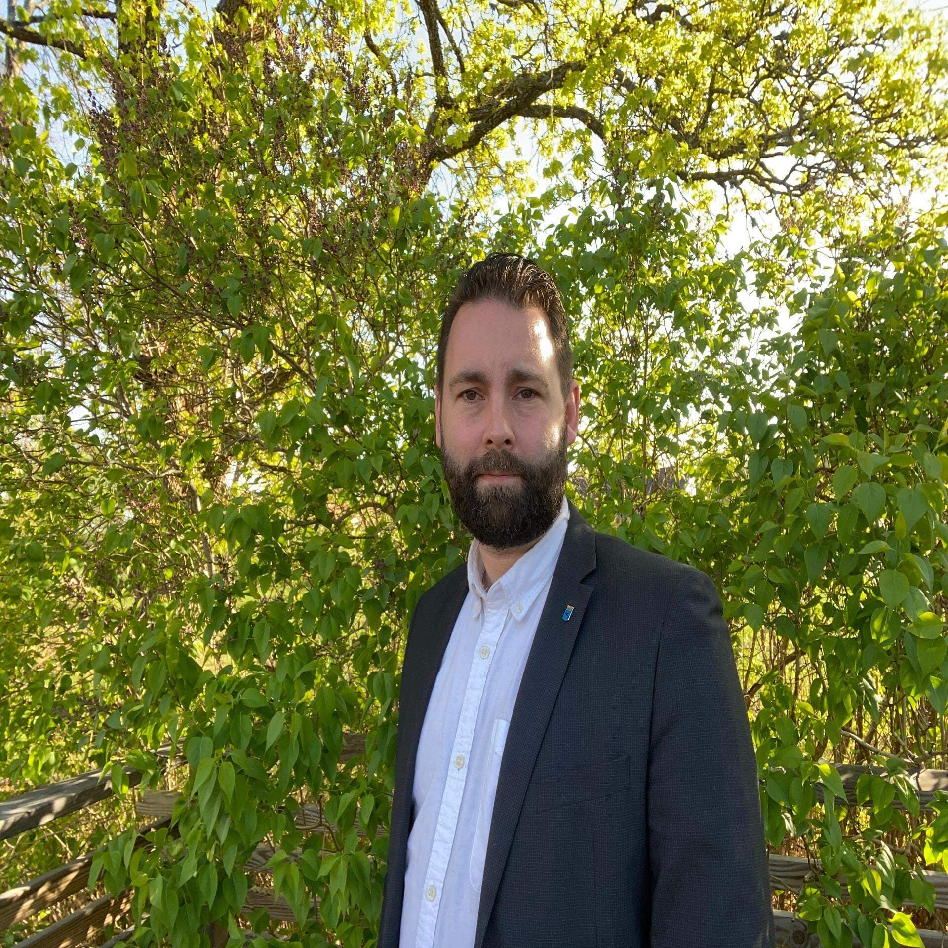 Tobias Back, näringslivsansvarig