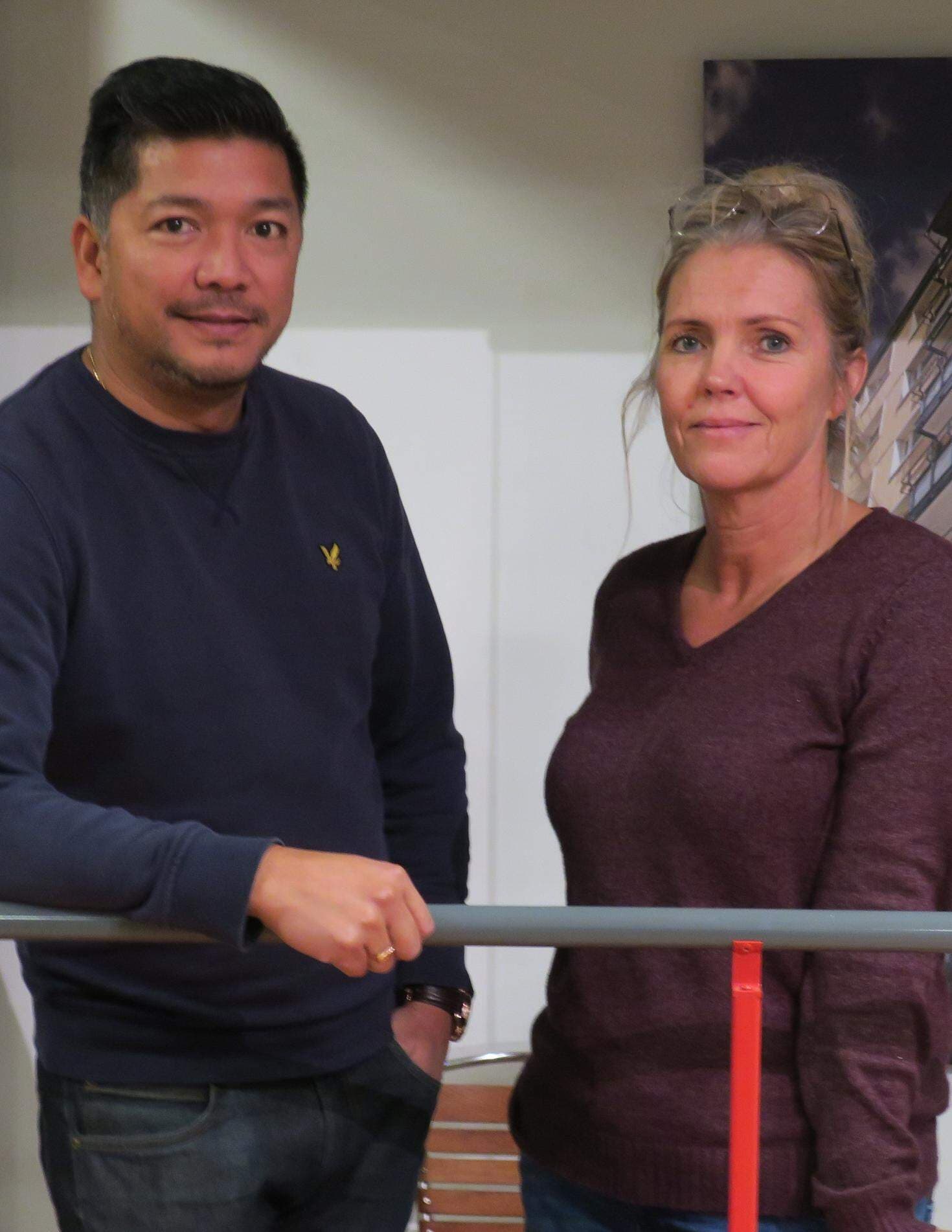 Peter Haglind och Mia Hultgren