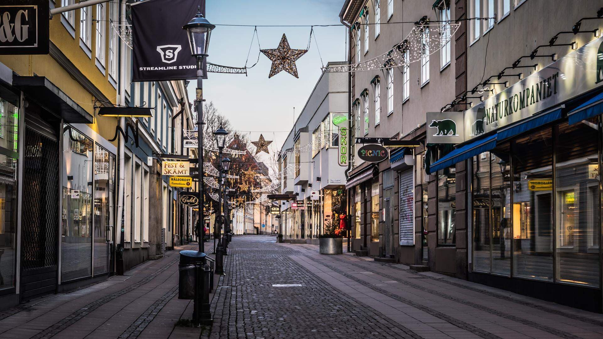 Butiksgata i Västerås