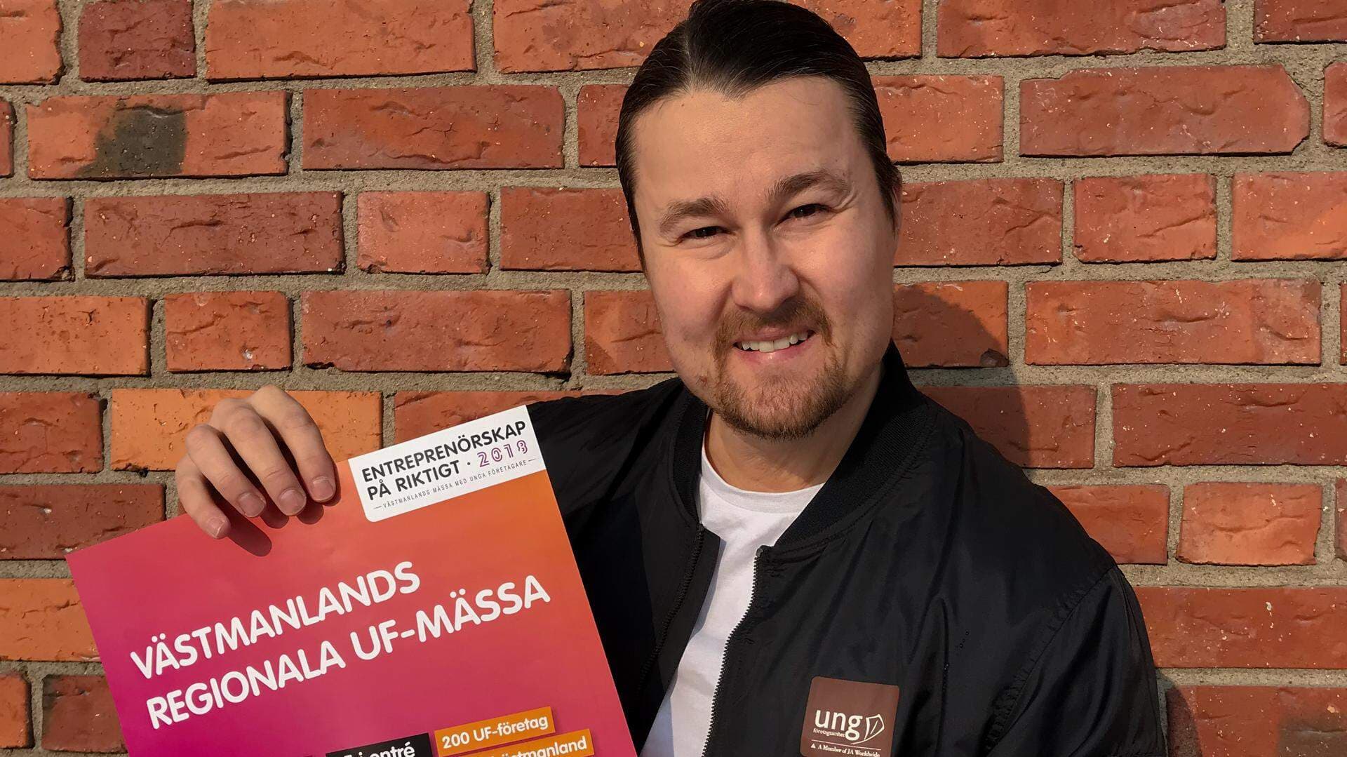 Johan Eliases, regionchef för Ung Företagsamhet