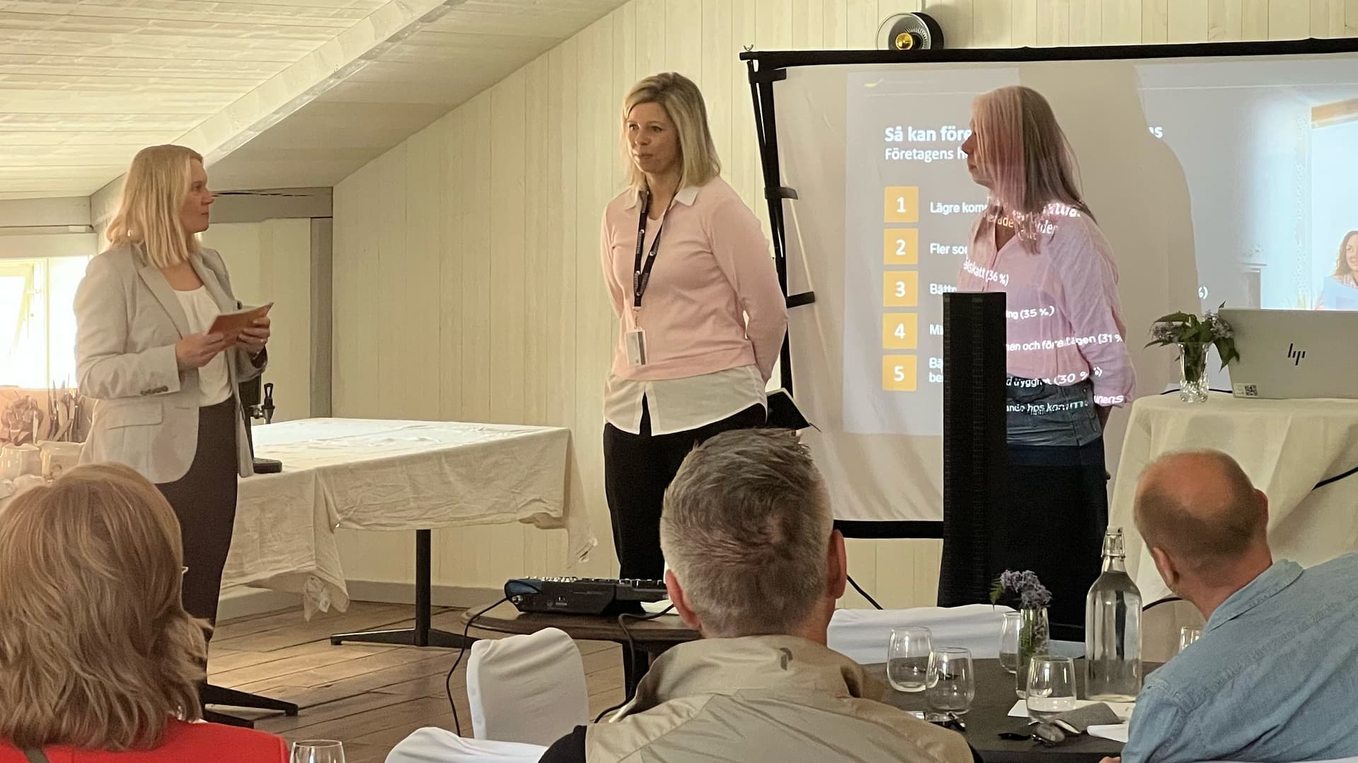 Kristin Lahed i samtal med Linda-Maria Jonsson & Helen Pilerud