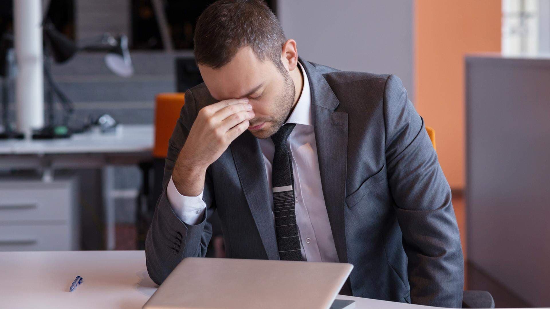 Frustrerad företagare