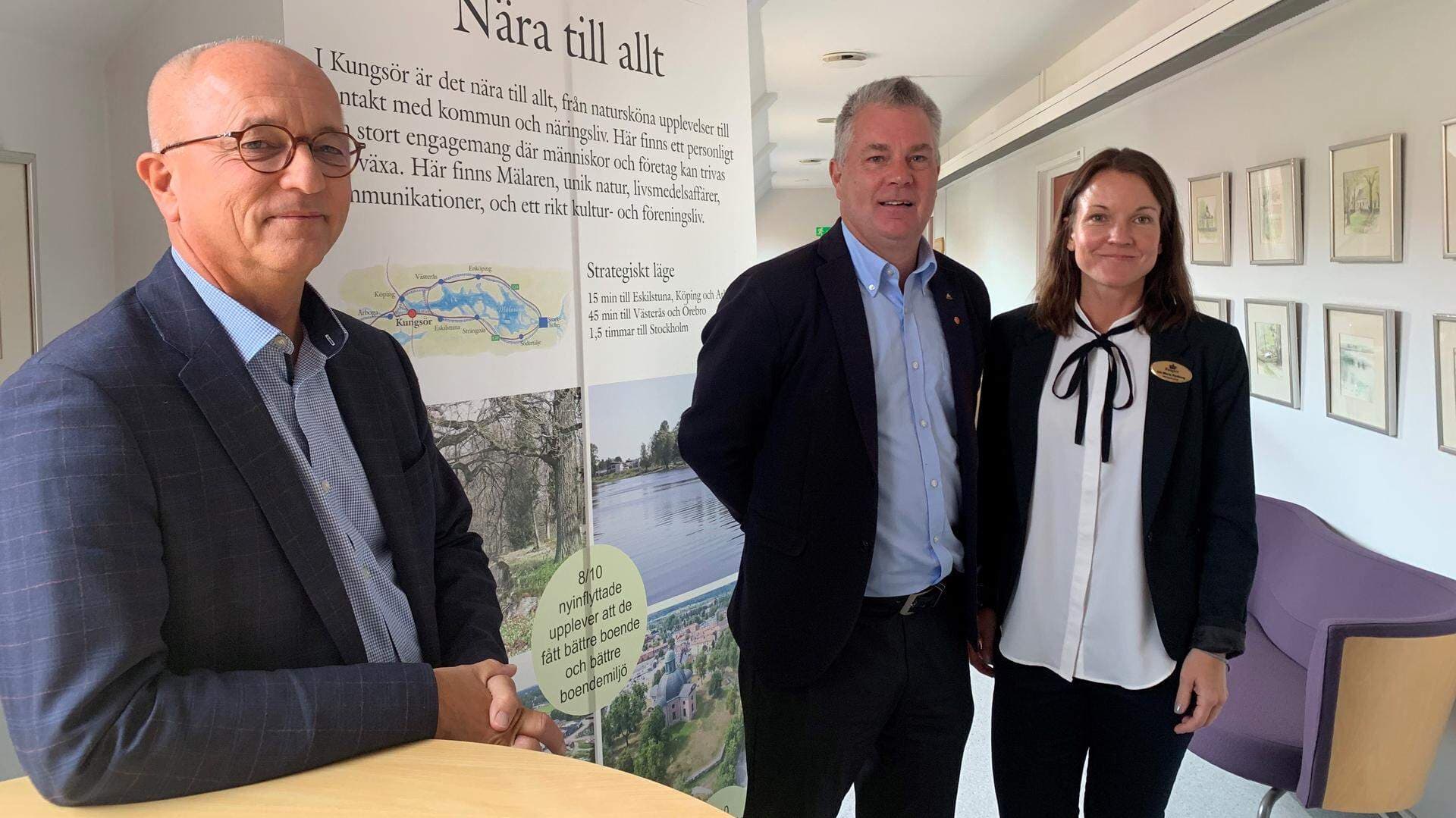 Claes-Urban Boström., Mikael Petersson och Ida-Maria Rydberg, Kungsörs kommun