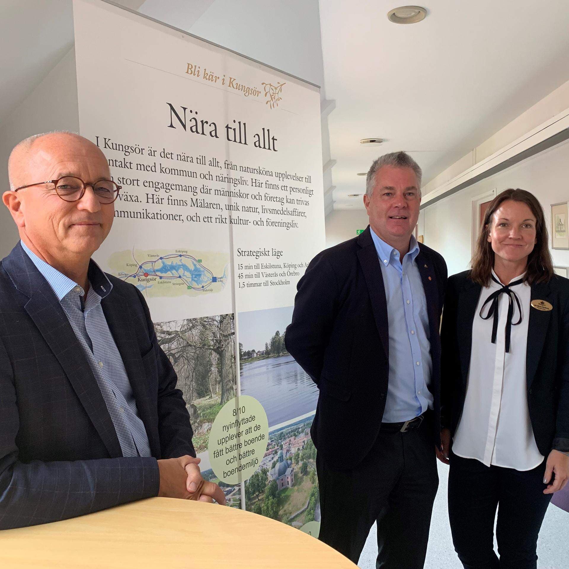 Claes-Urban Boström., Mikael Petersson och Ida-Maria Rydberg, Kungsörs kommun