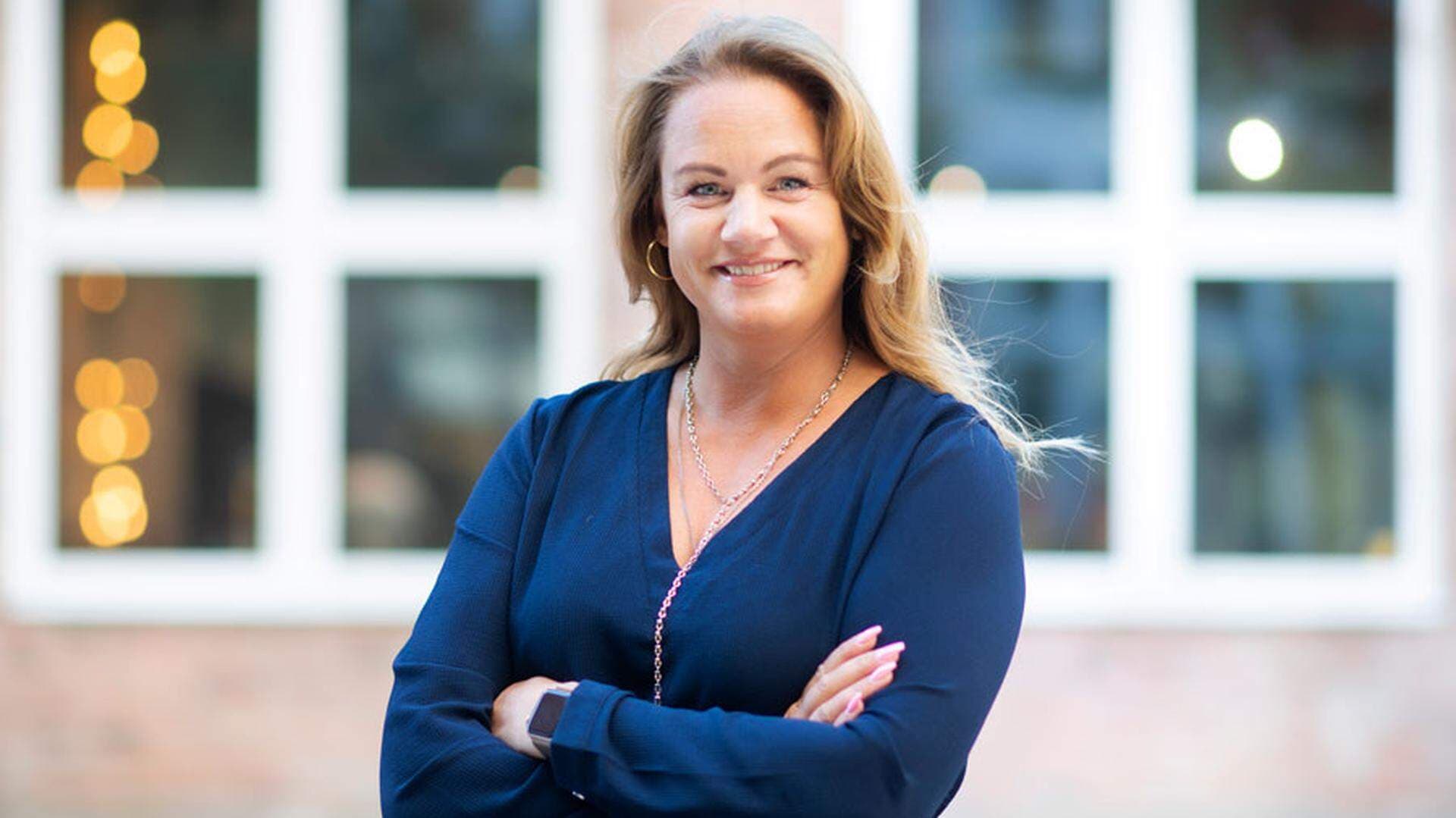 Jenny Larsson, vd för den svenska delen av Hitachi ABB