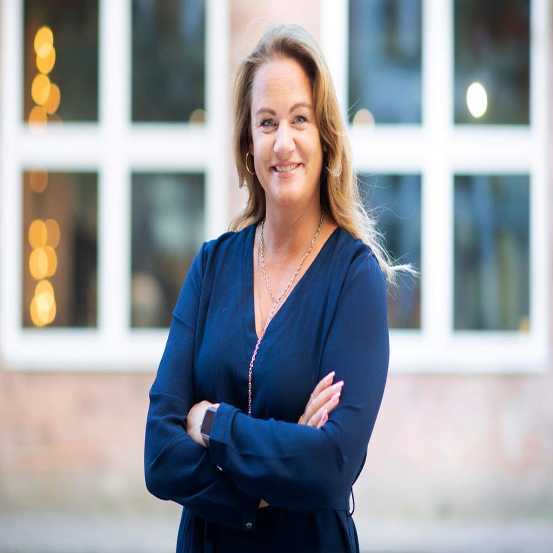 Jenny Larsson, vd för den svenska delen av Hitachi ABB